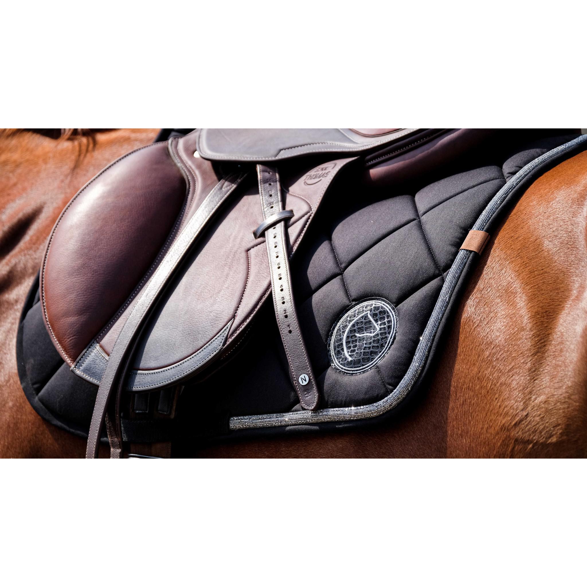 EQUITHÈME Badge 2.0 Saddle Pad - All purpose Black 204783002