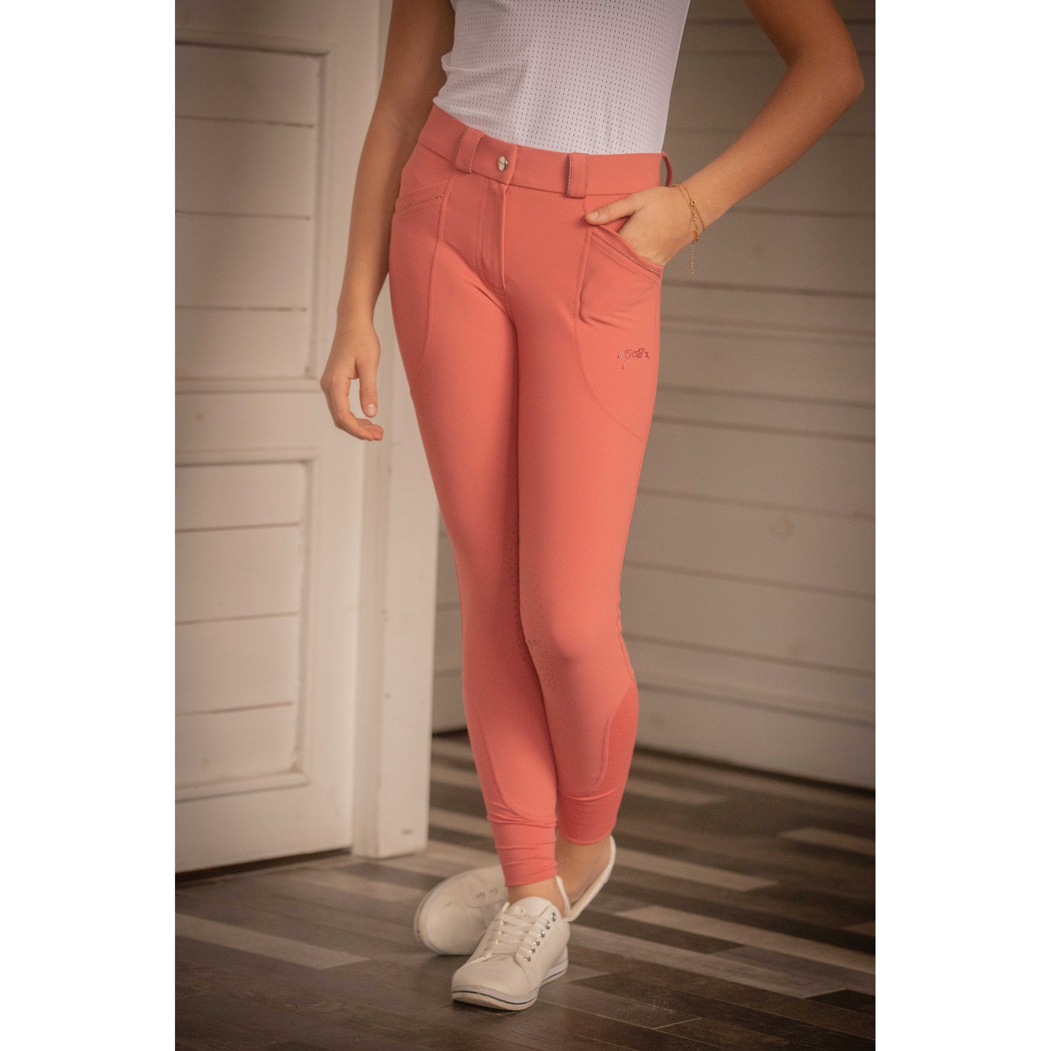 Eden by Pénélope Sybille Riding Breeches - Children Antique pink - 980901312_ambi_1