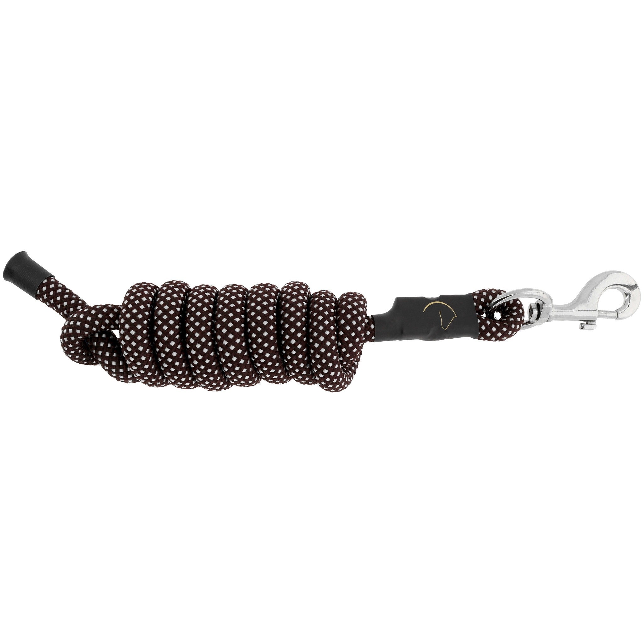 EQUITHÈME Spring lead rope Burgundy 520089033