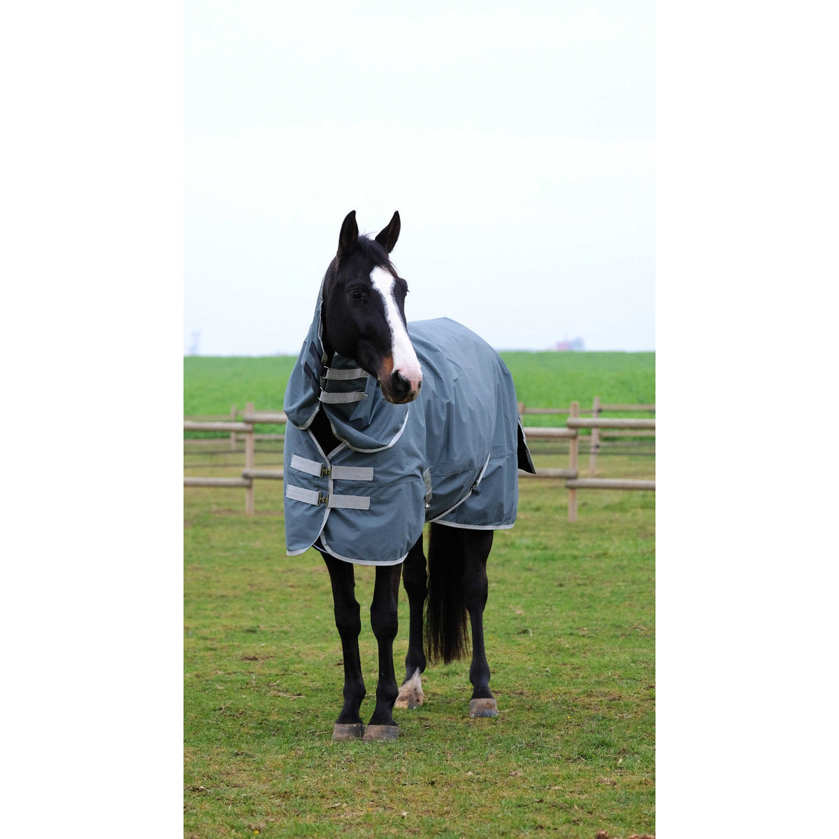 EQUITHÈME Tyrex 600D Recycled Neck Warmer - Green - 400776003_ambi_2