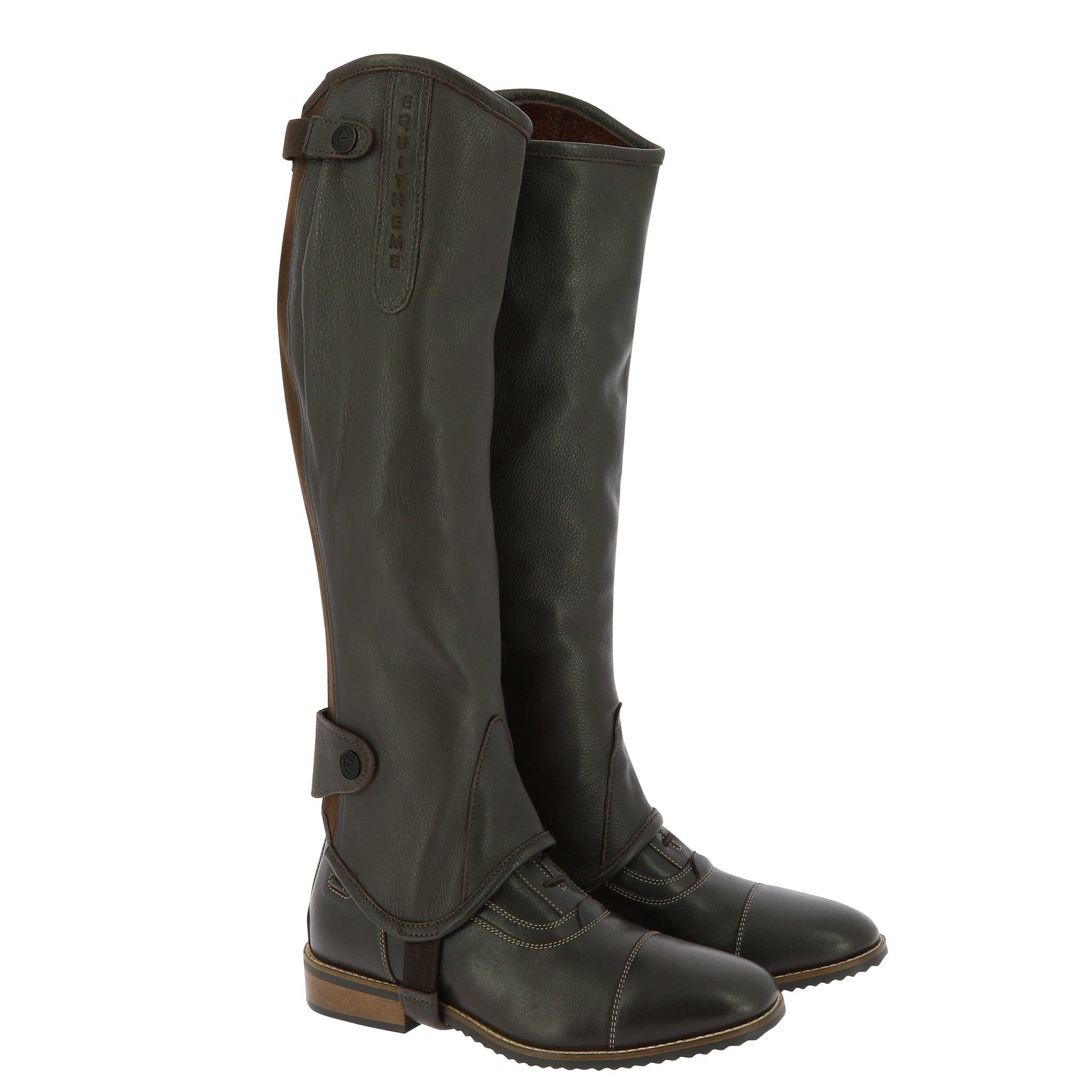 EQUITHÈME Soft half chaps Brown 913236431