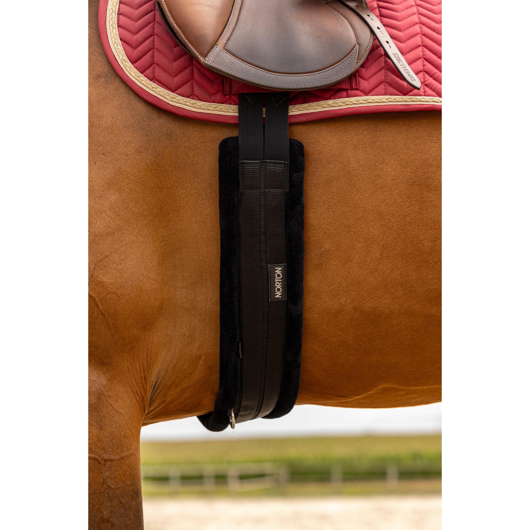 Norton Smooth Elastic Girth Black 203047225