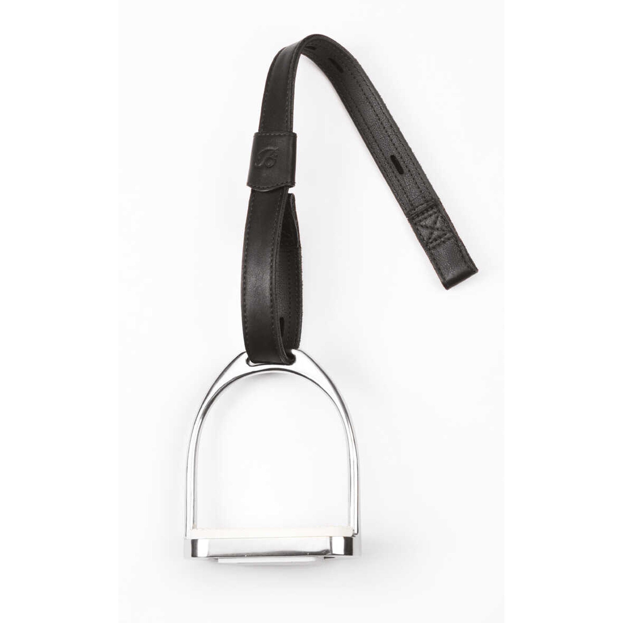 Bates Leather/synthetic stirrup leathers with hooks Black 202048002