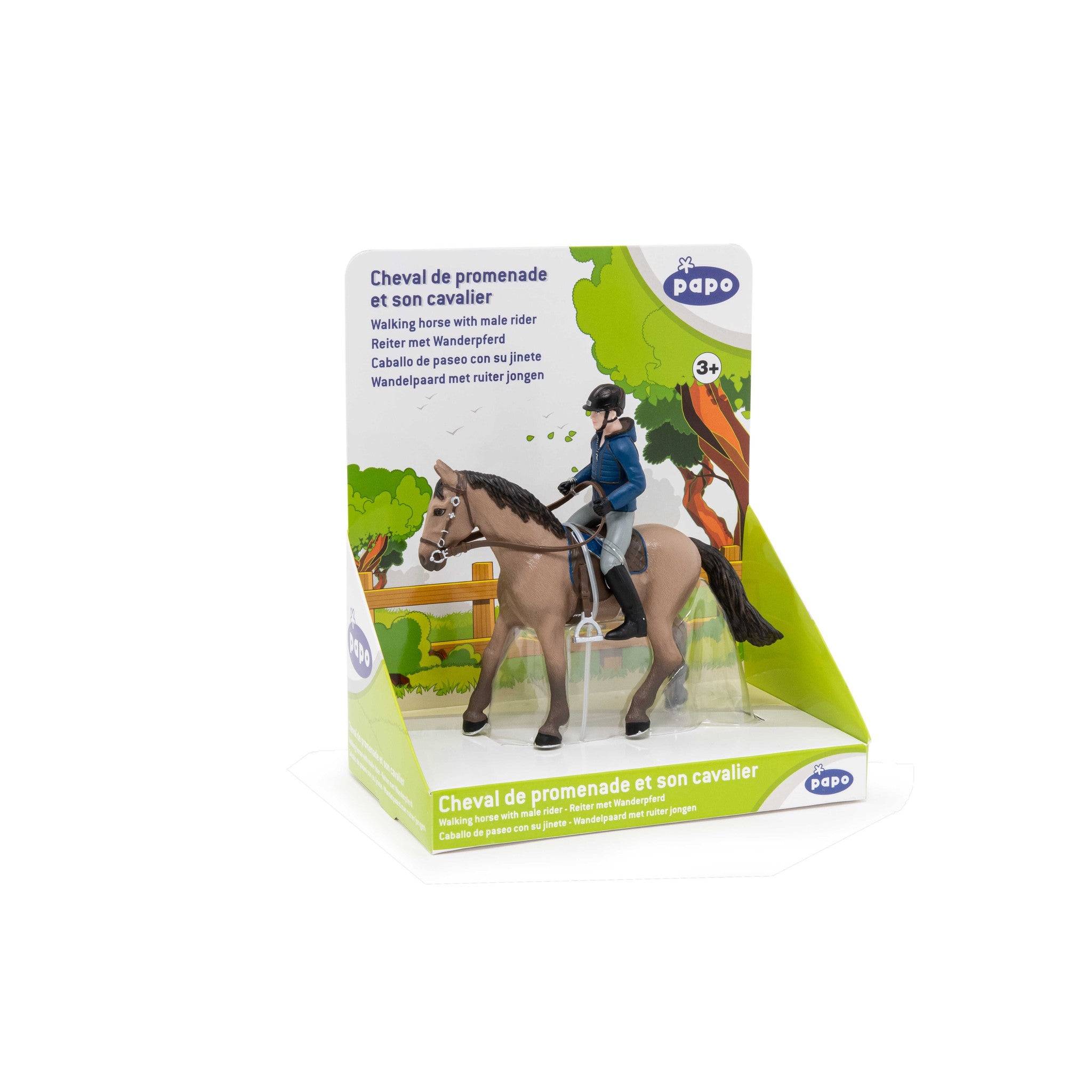 Papo Trail Riding Horse and Rider - 905051565_packshot_7