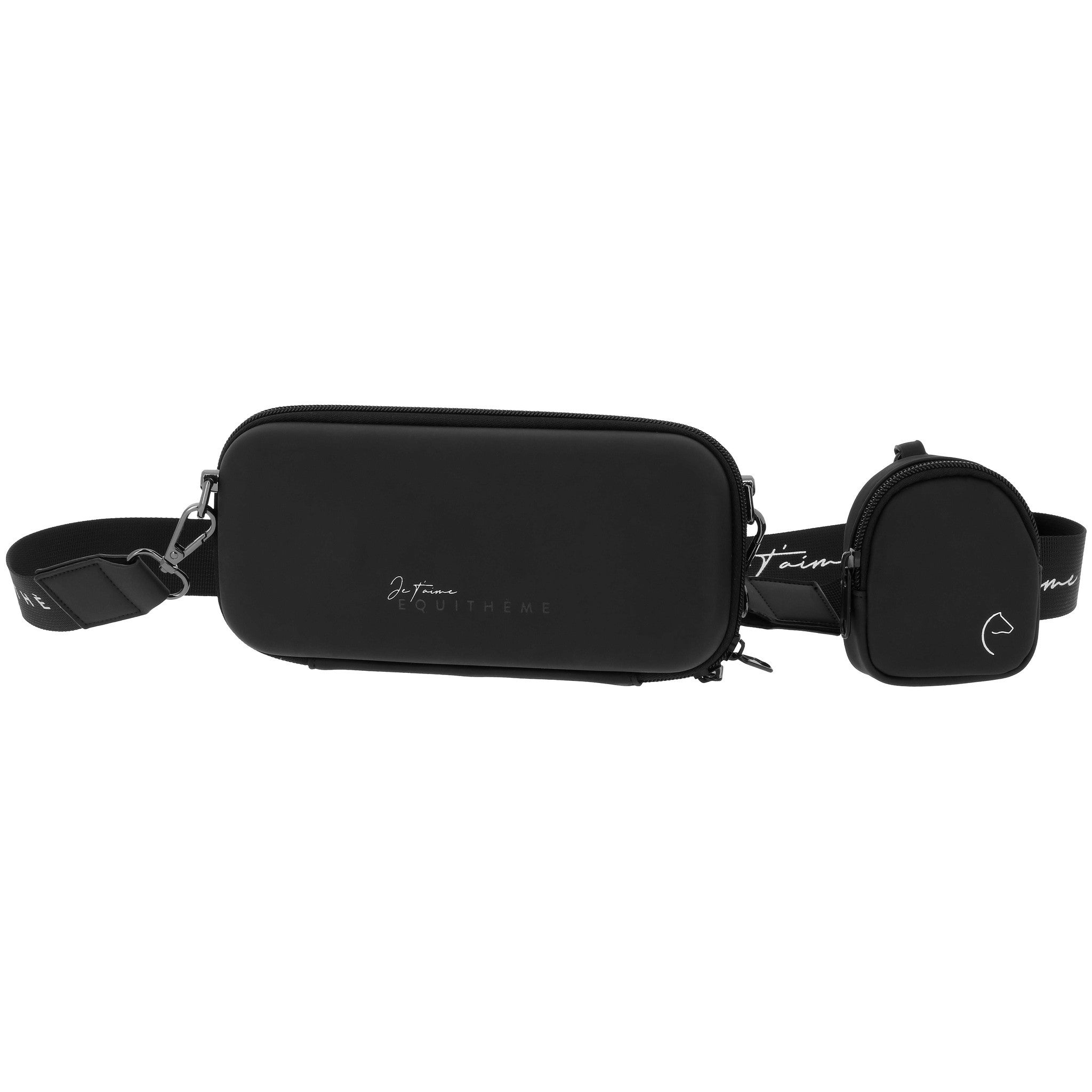 Je t'aime EQUITHÈME Clutch + Wallet Black 935215002