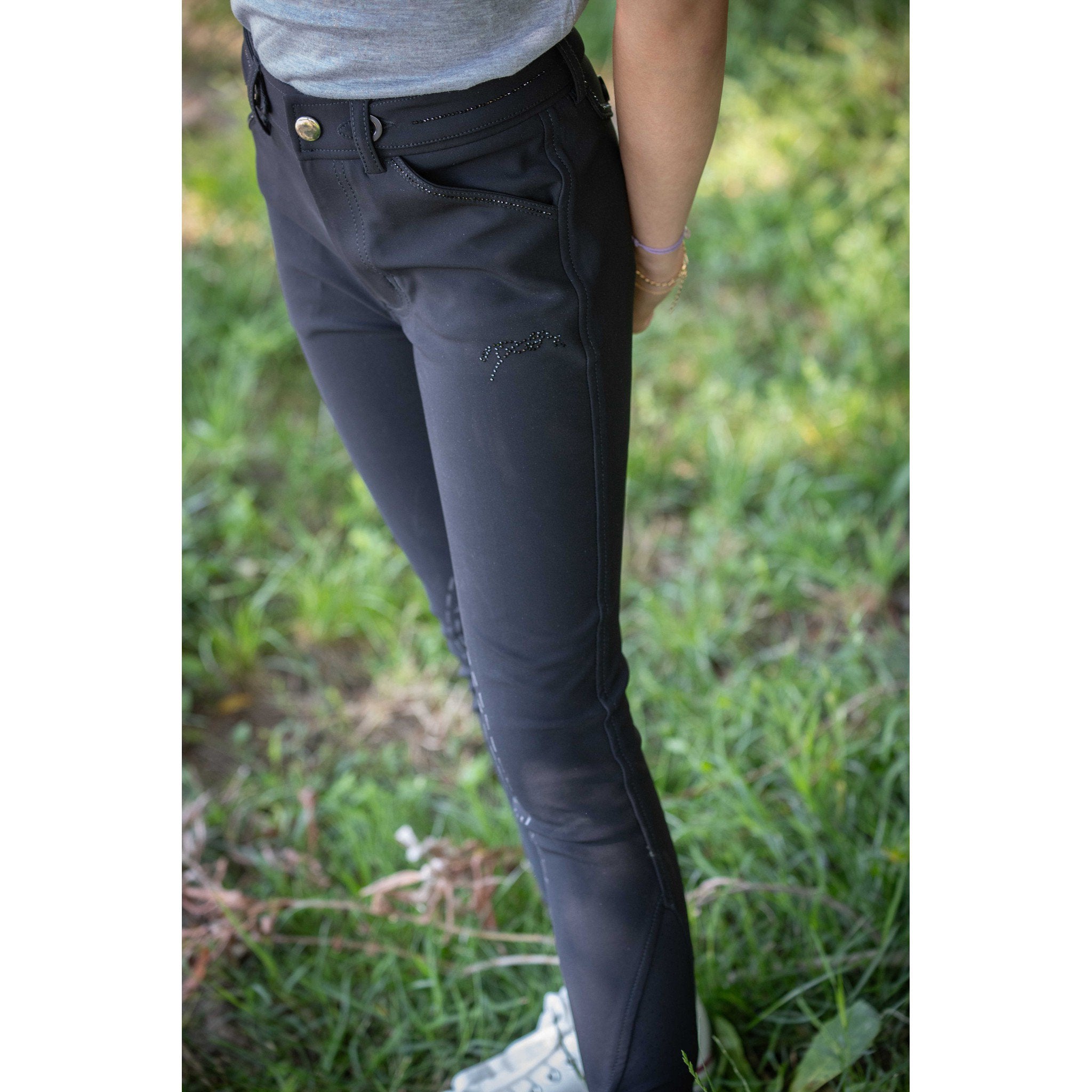 Pénélope Elégance Breeches - Children Black 979921208