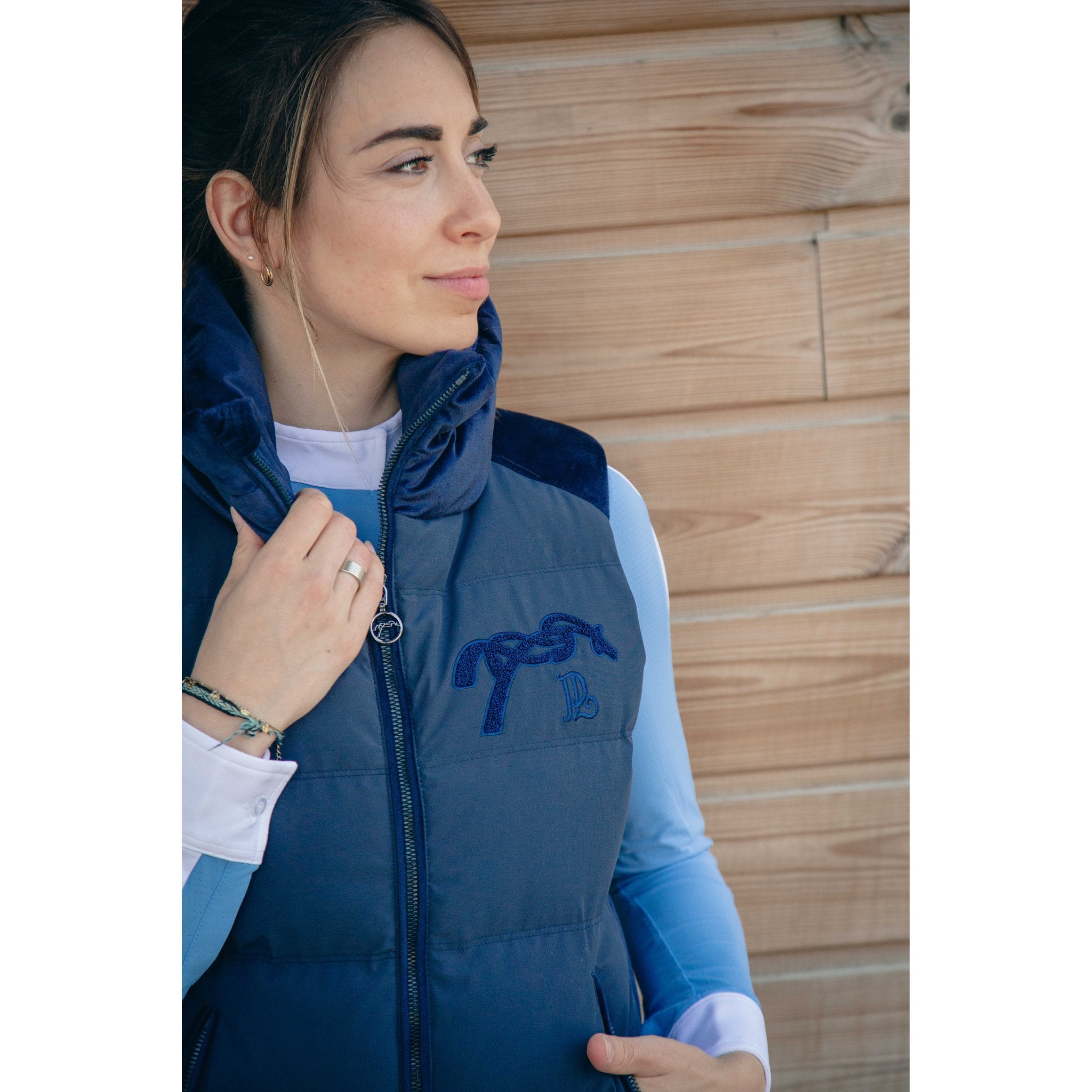 Penelope Sonia Women's Puffer Vest Navy blue - 978819071_ambi_8
