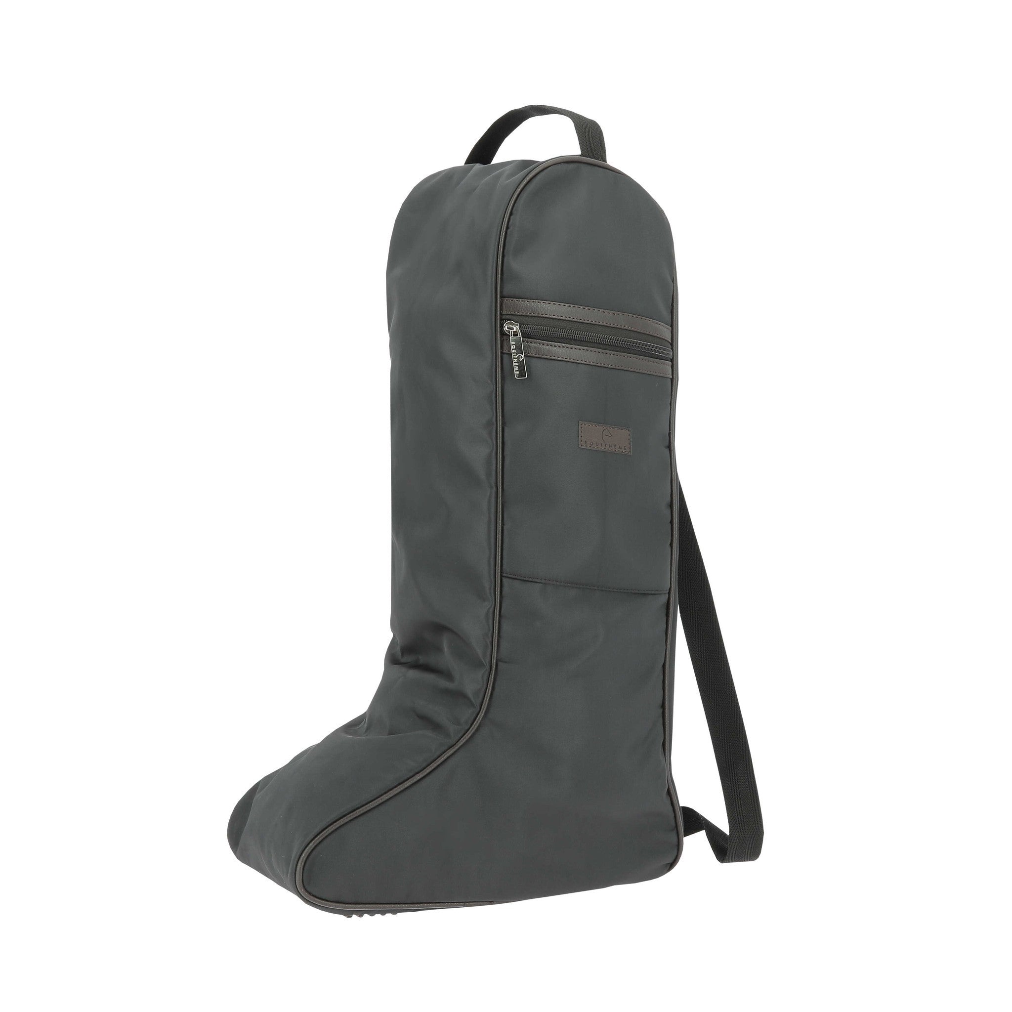 EQUITHÈME Soft boot bag Black 937020200
