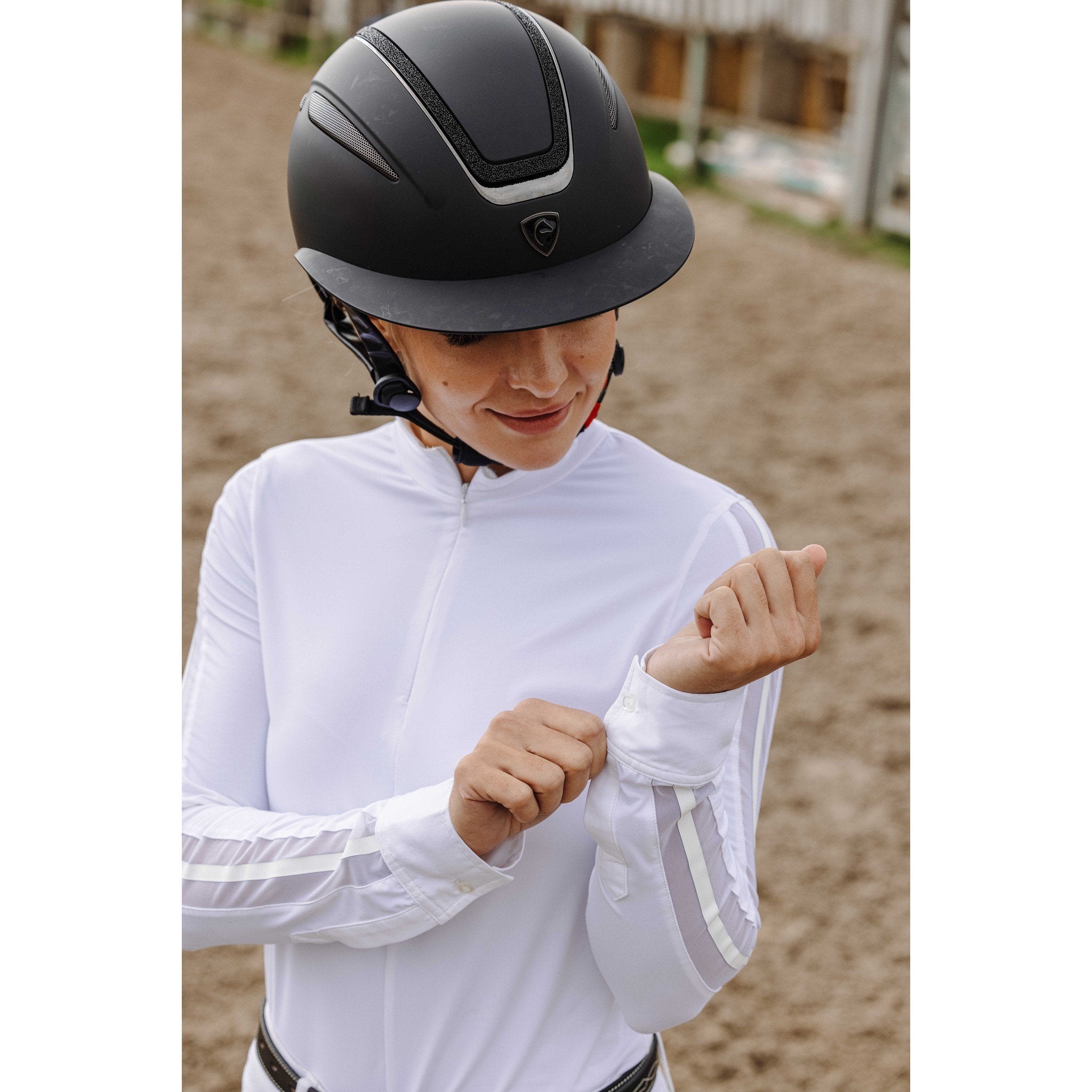 EQUITHÈME Estoril show polo - Ladies White 962119011