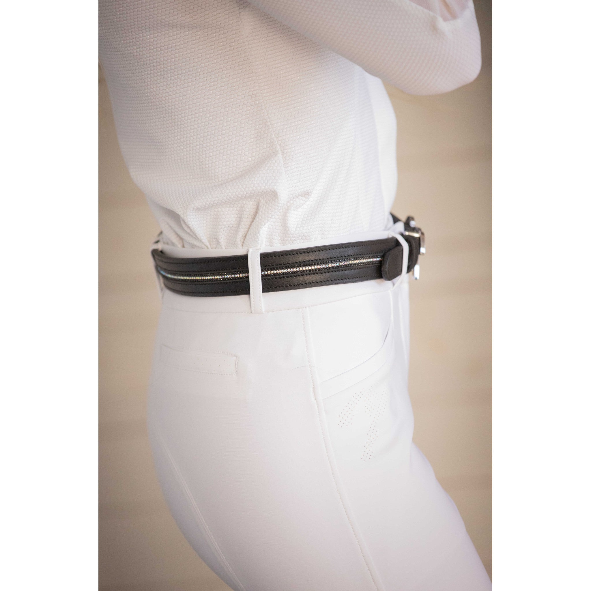 Pénélope Signature Strass Belt Black 960016275