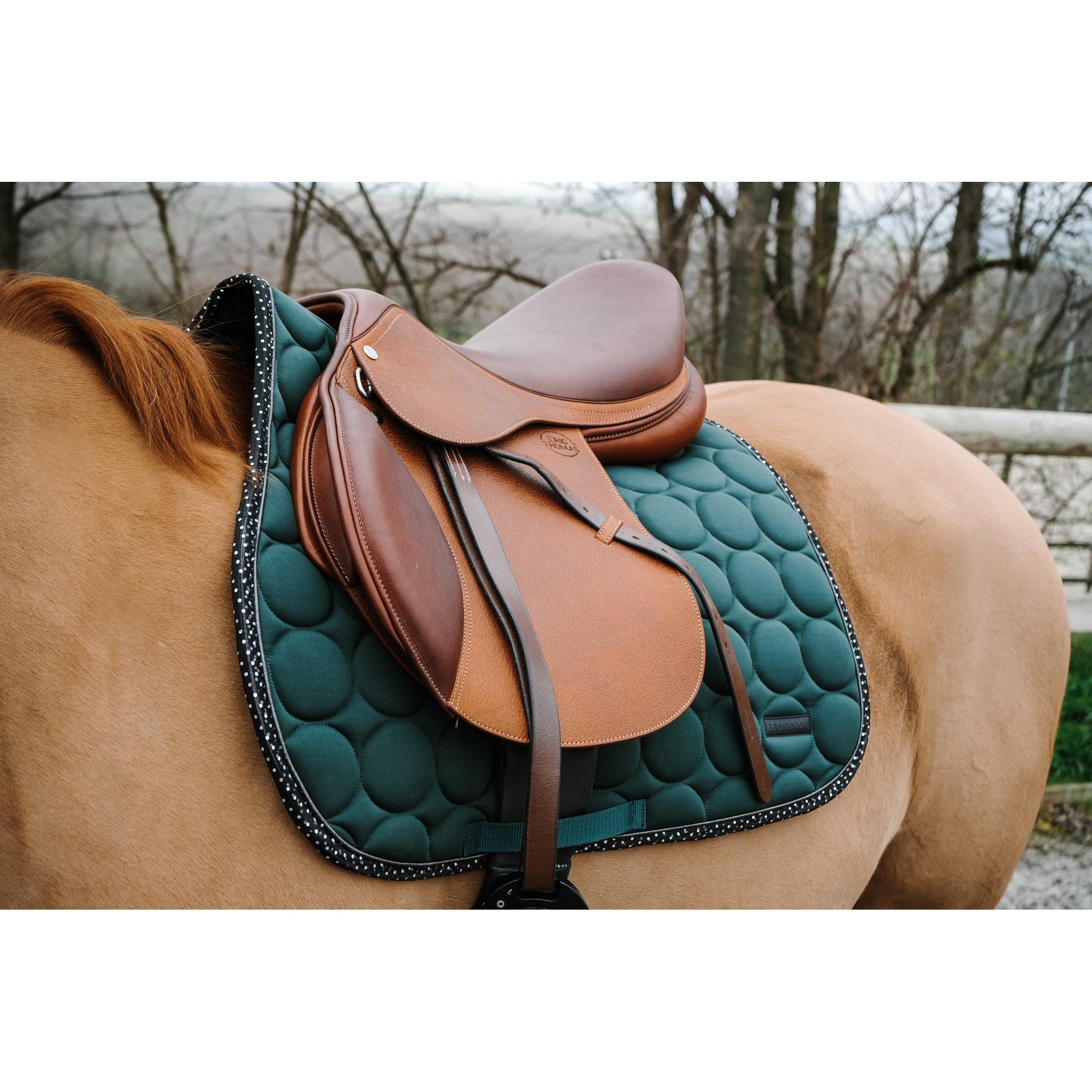 EQUITHÈME Disco All-Purpose Saddle Pad Dark green - 204018009_ambi_3