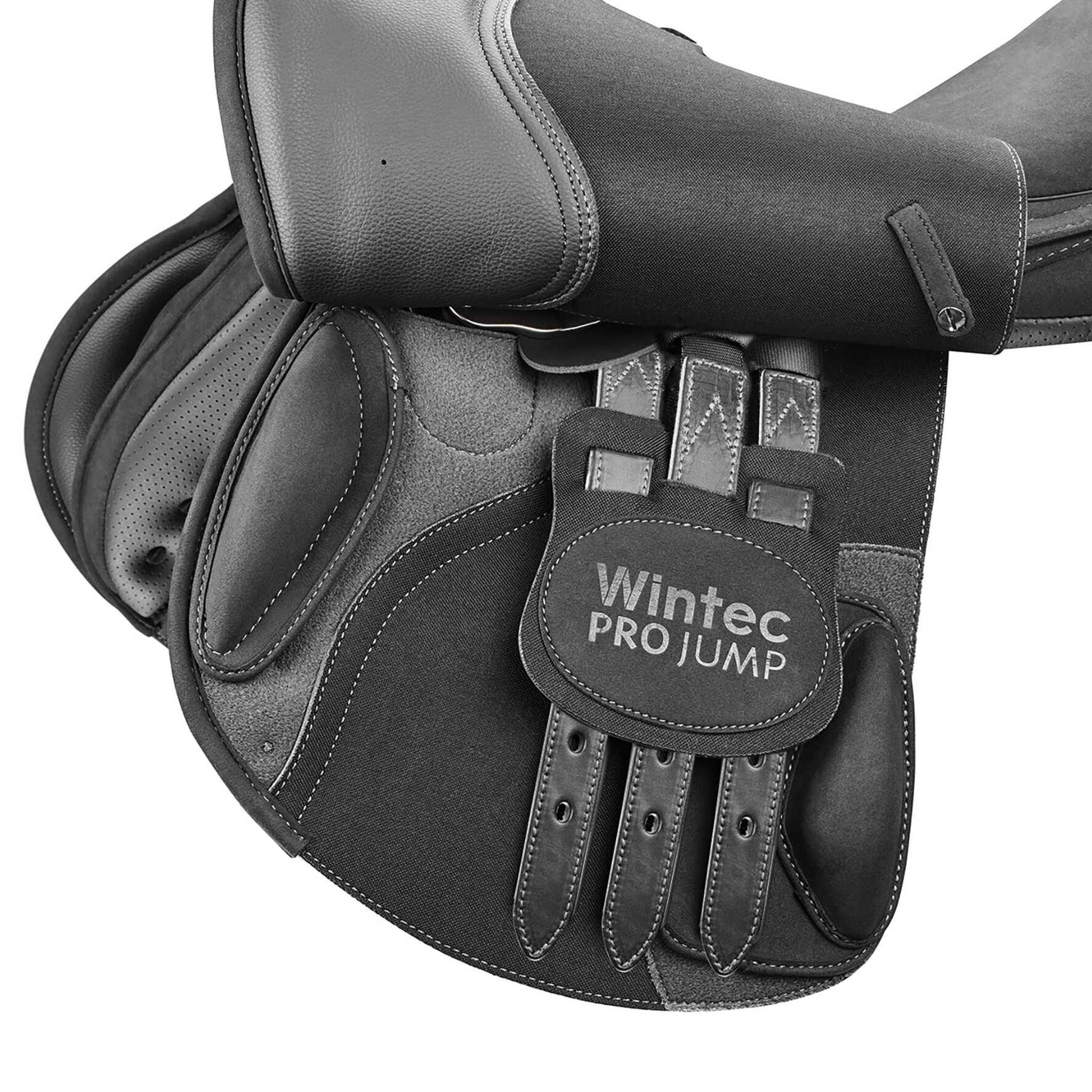 WINTEC Pro Jump Cair® Hart Pony Saddle Black - 118392040_zoom_1