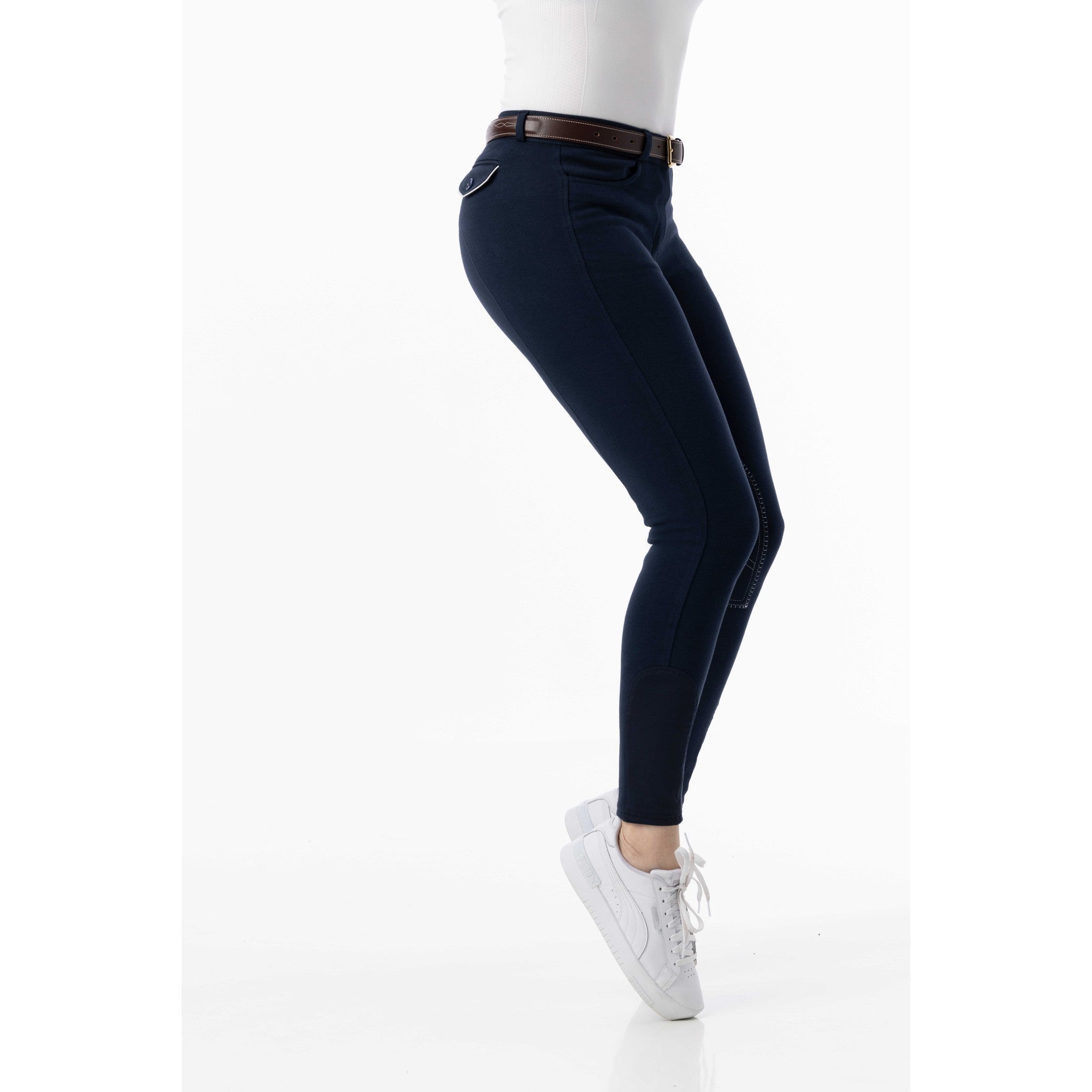 Riding World Alexandrie Breeches - Ladies Navy blue 989412736