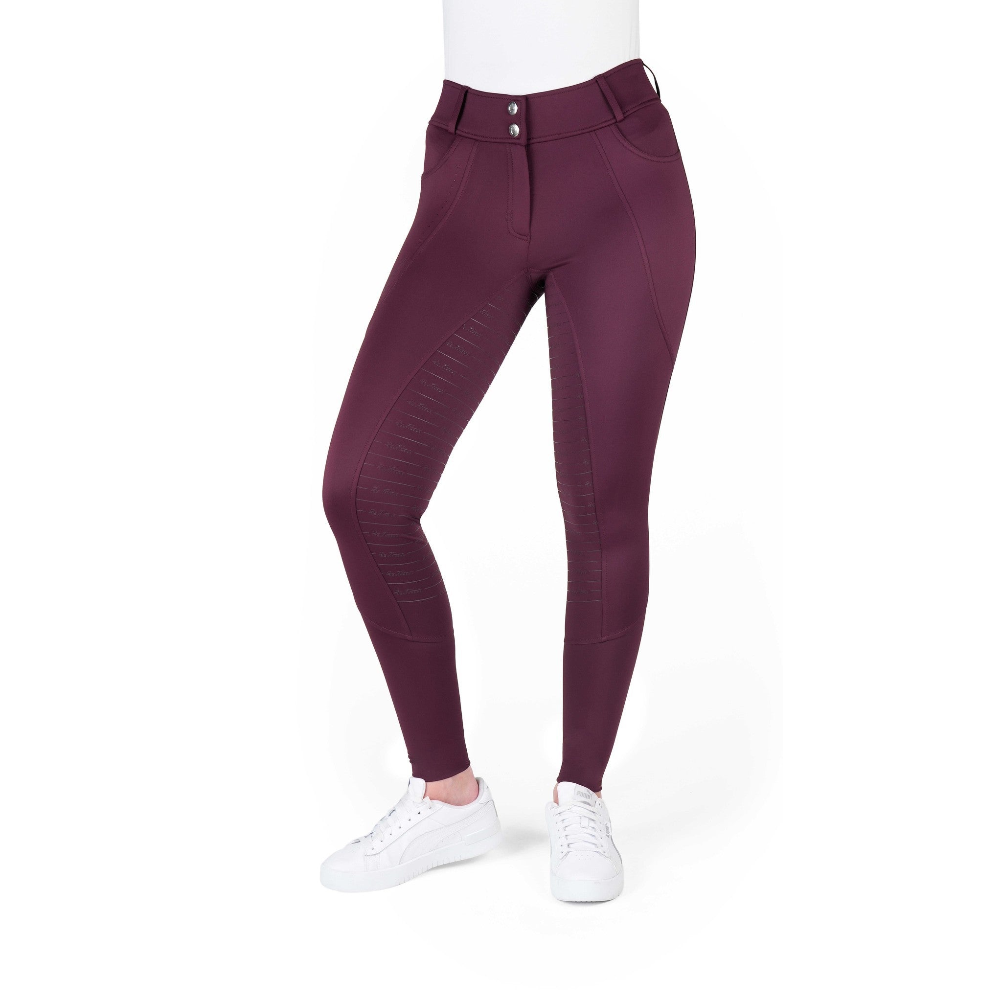 Je t’aime EQUITHÈME Elsa Breeches - Ladies Plum 979842336