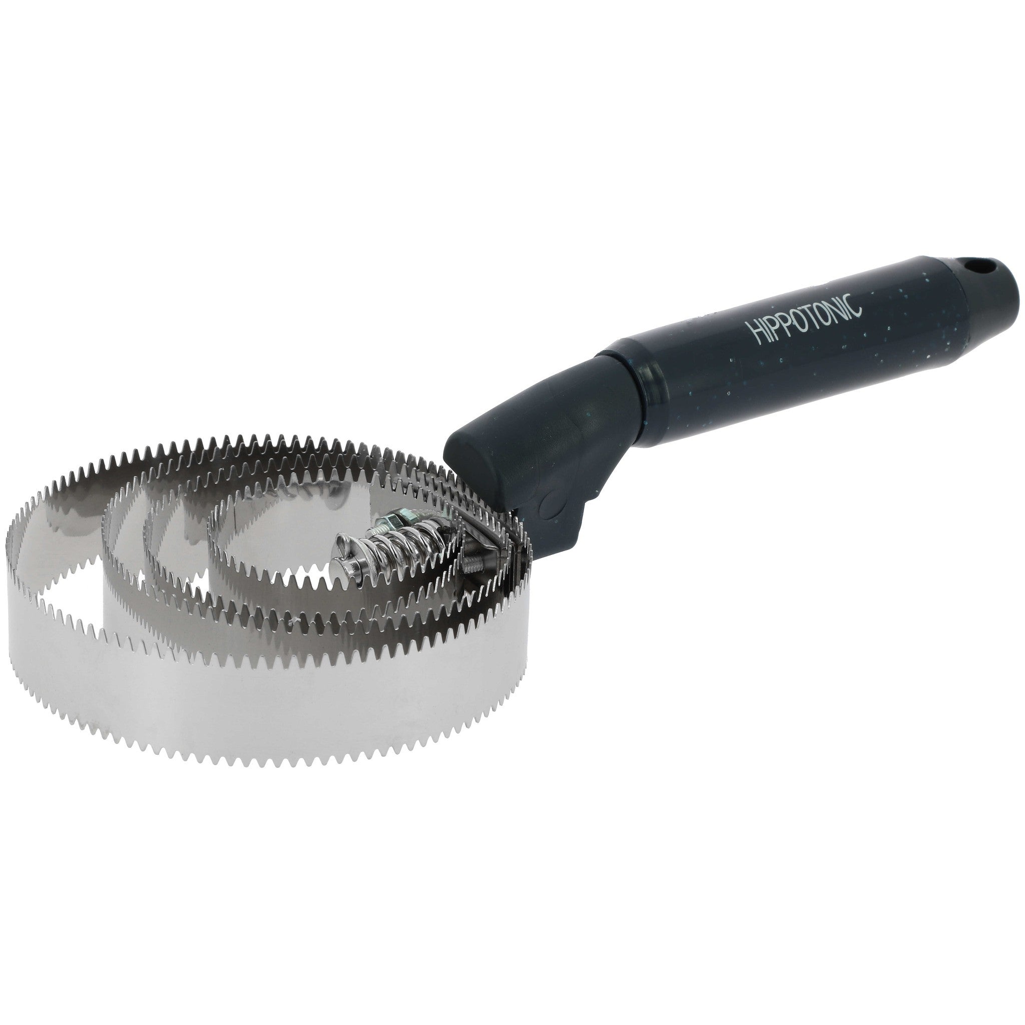 Hippo-Tonic Glitter Metal Curry comb Blue 700119107