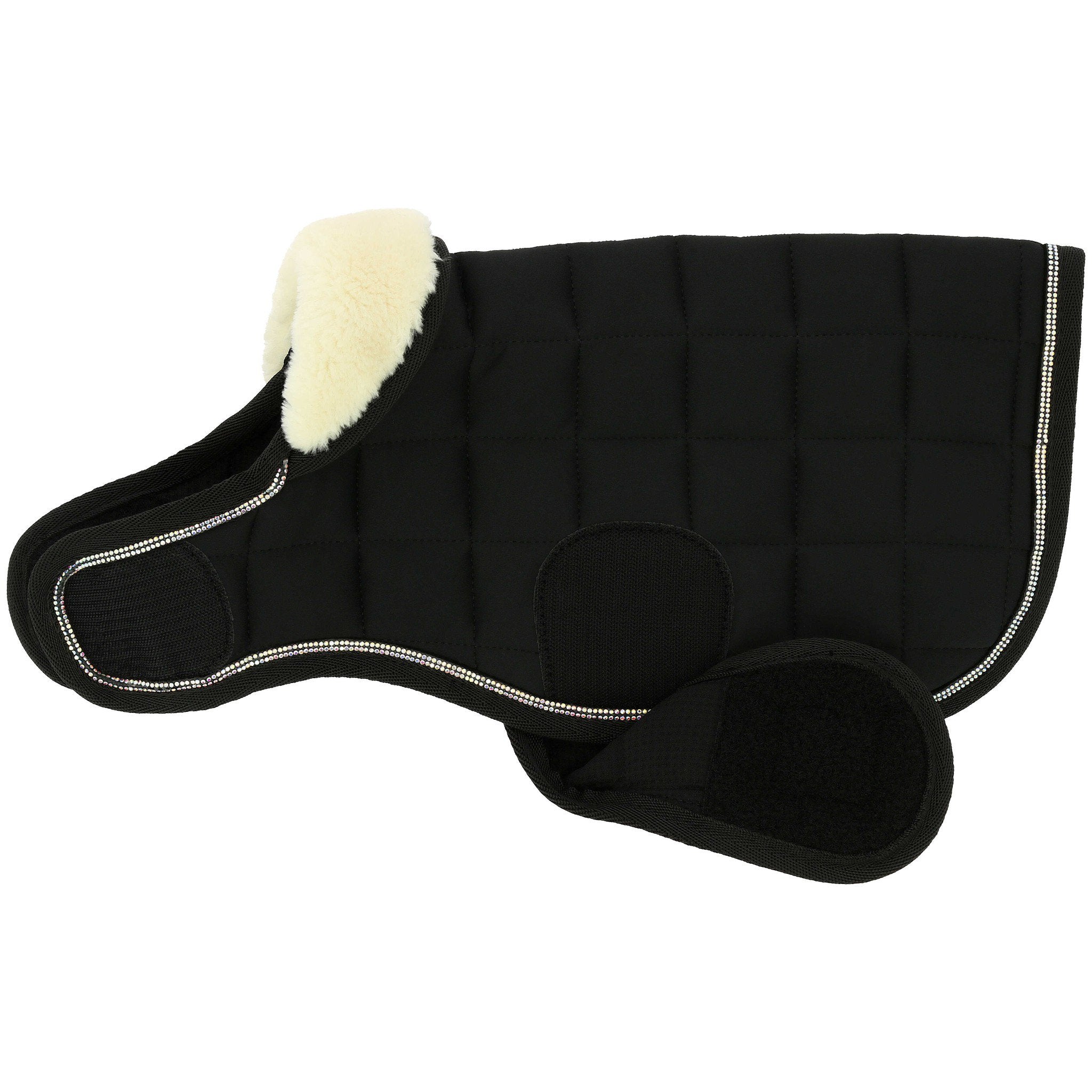 Je t'aime EQUITHÈME Velours dog rug Black 409037230