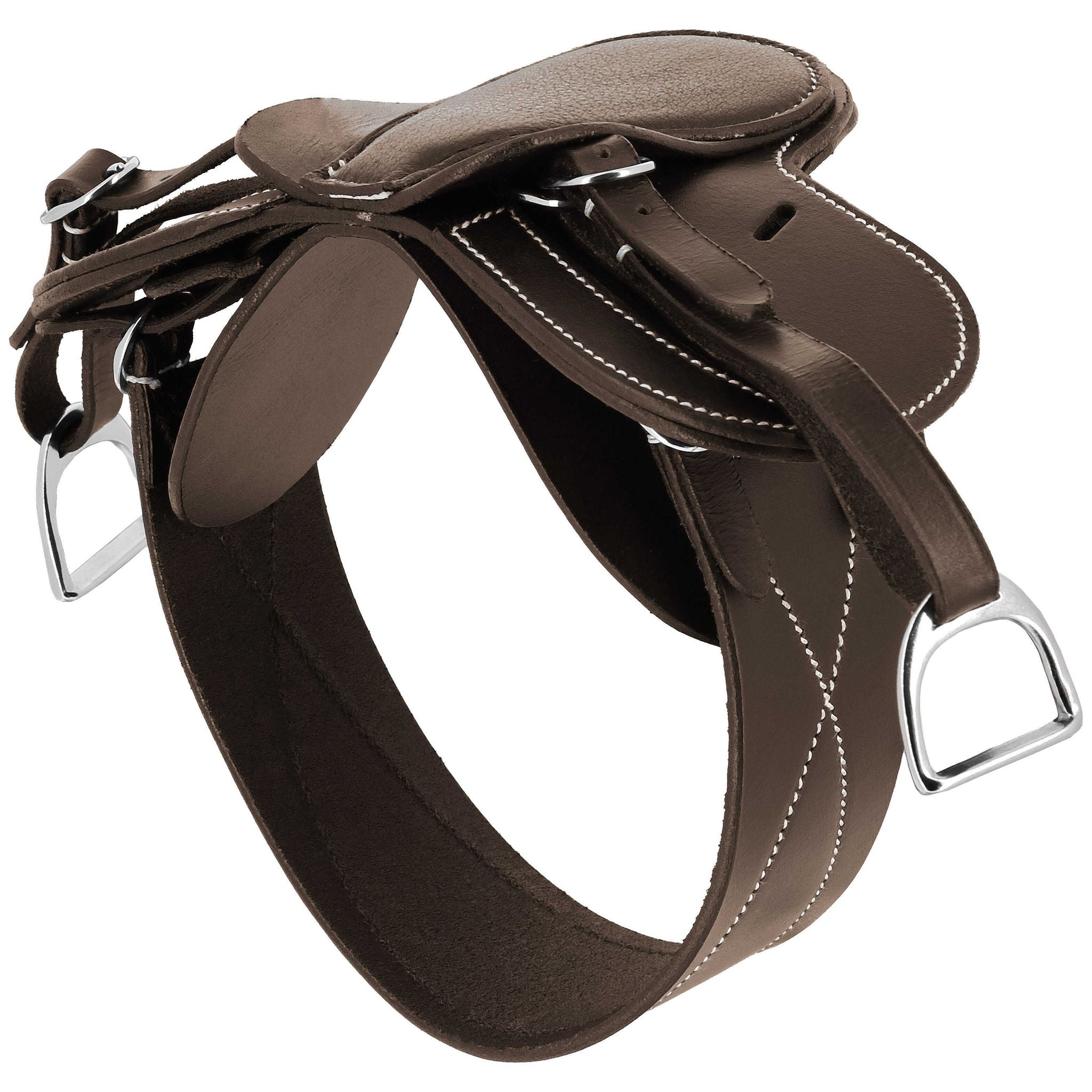 PONY ACADEMY Mini-Saddle + Girth Set Havana - 901418018_packshot_1