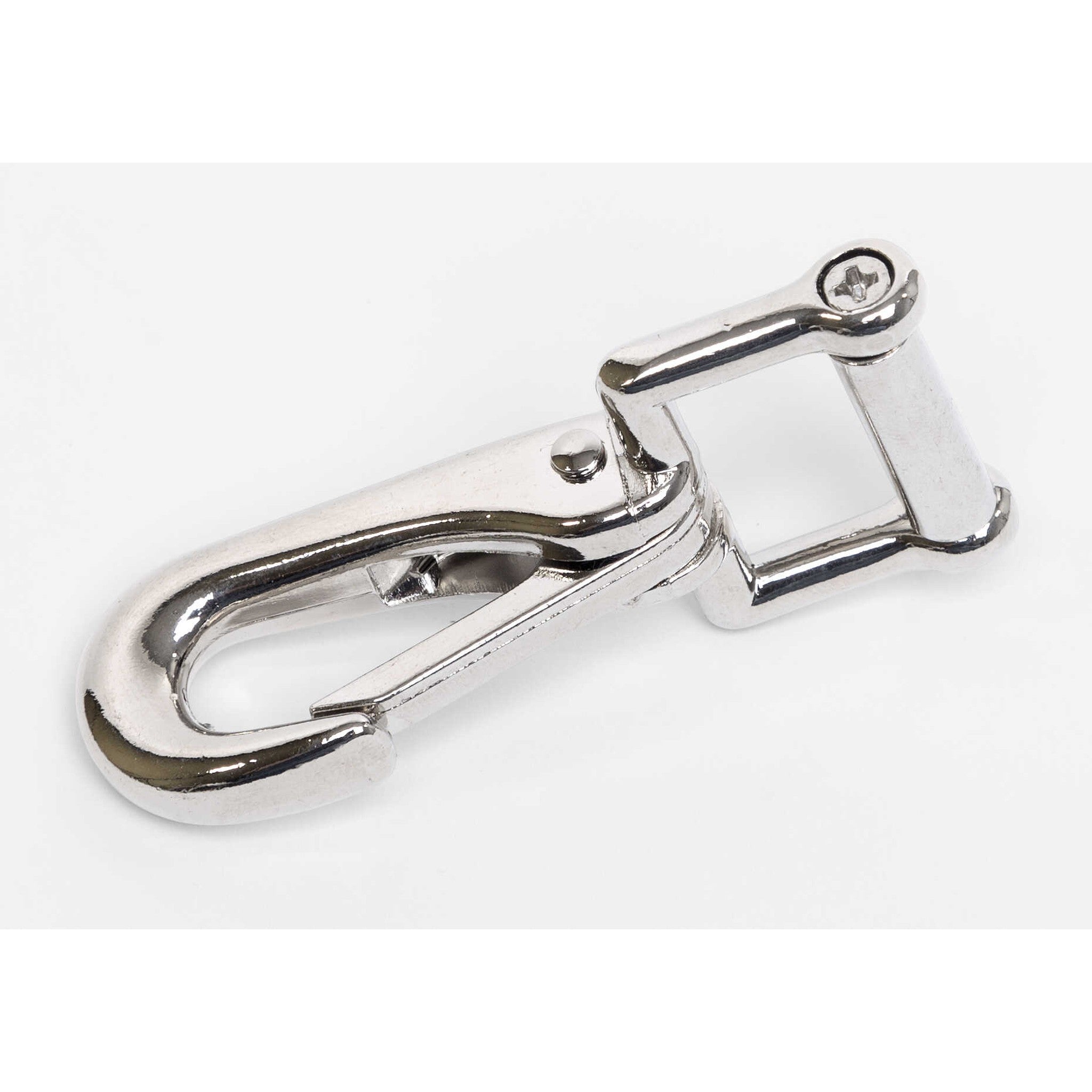 Metalab Snap Hook with Removable Screw Nickel plated metallic - 702410025_packshot_1