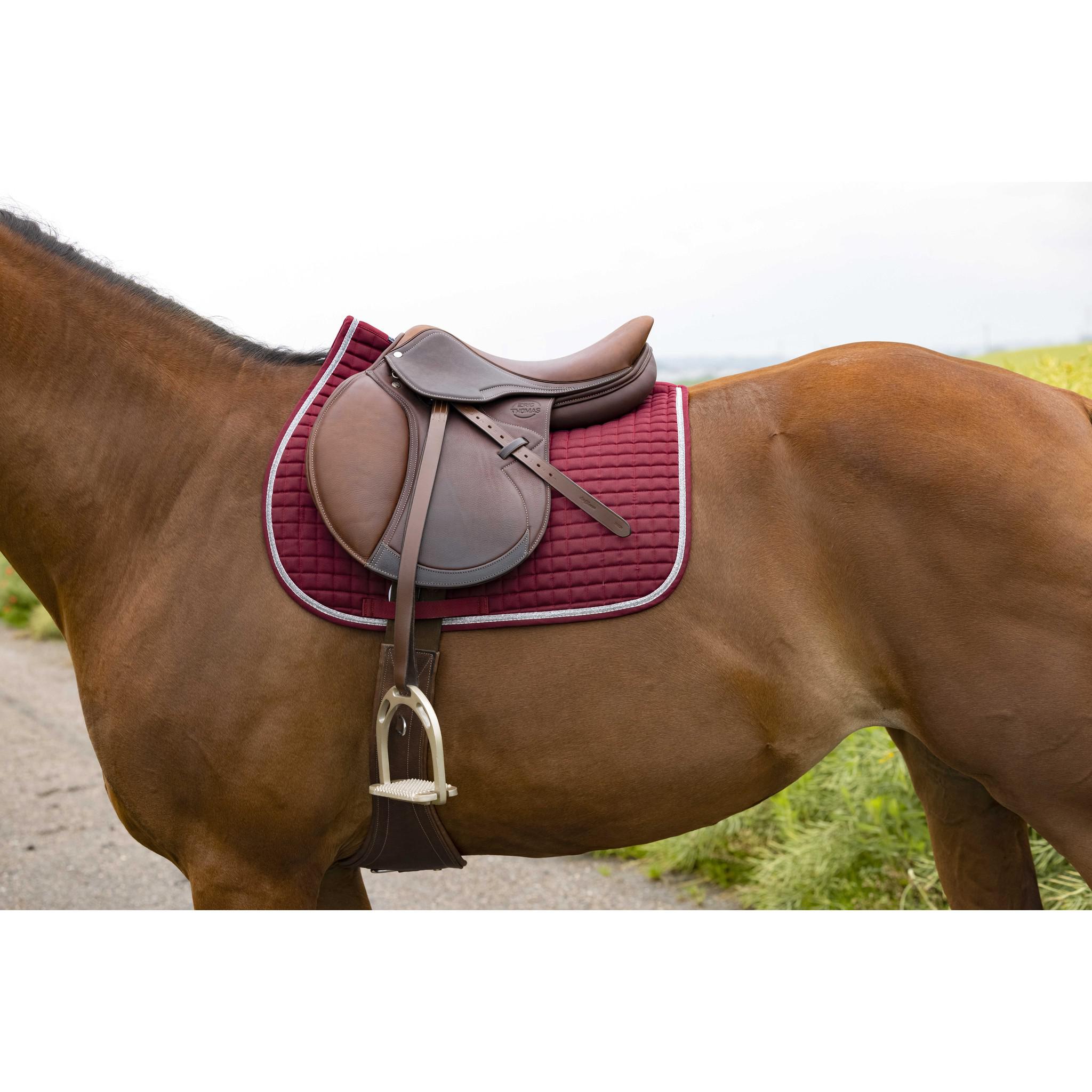 Riding World Girly saddle pad - All purpose Burgundy 204544033