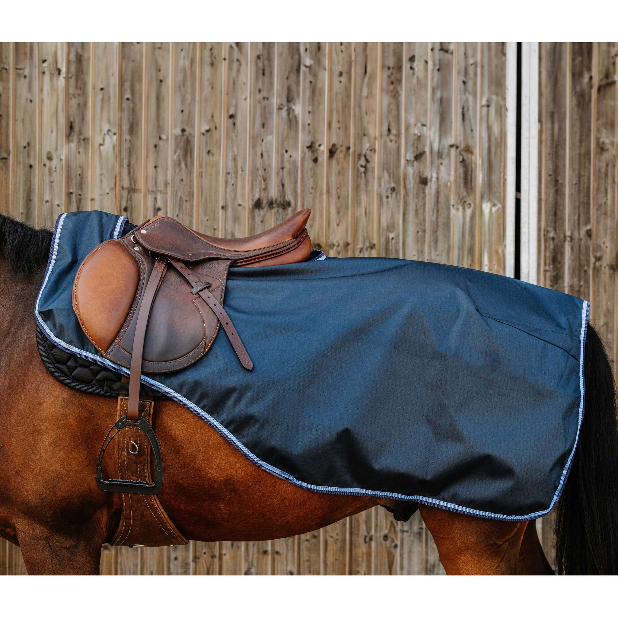 Riding World Eco 600D Exercise Sheet Navy blue 400241155