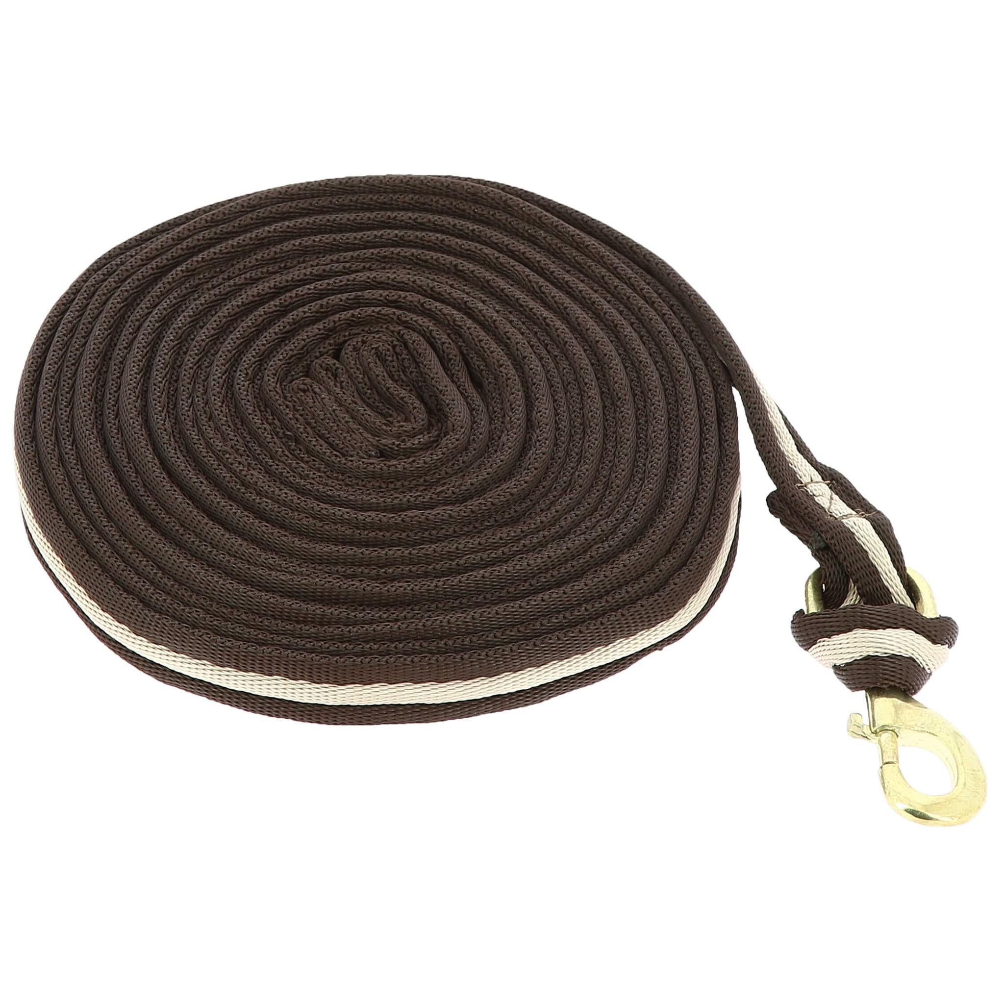 Norton Padded Lunging rein Chocolate/beige 520108405