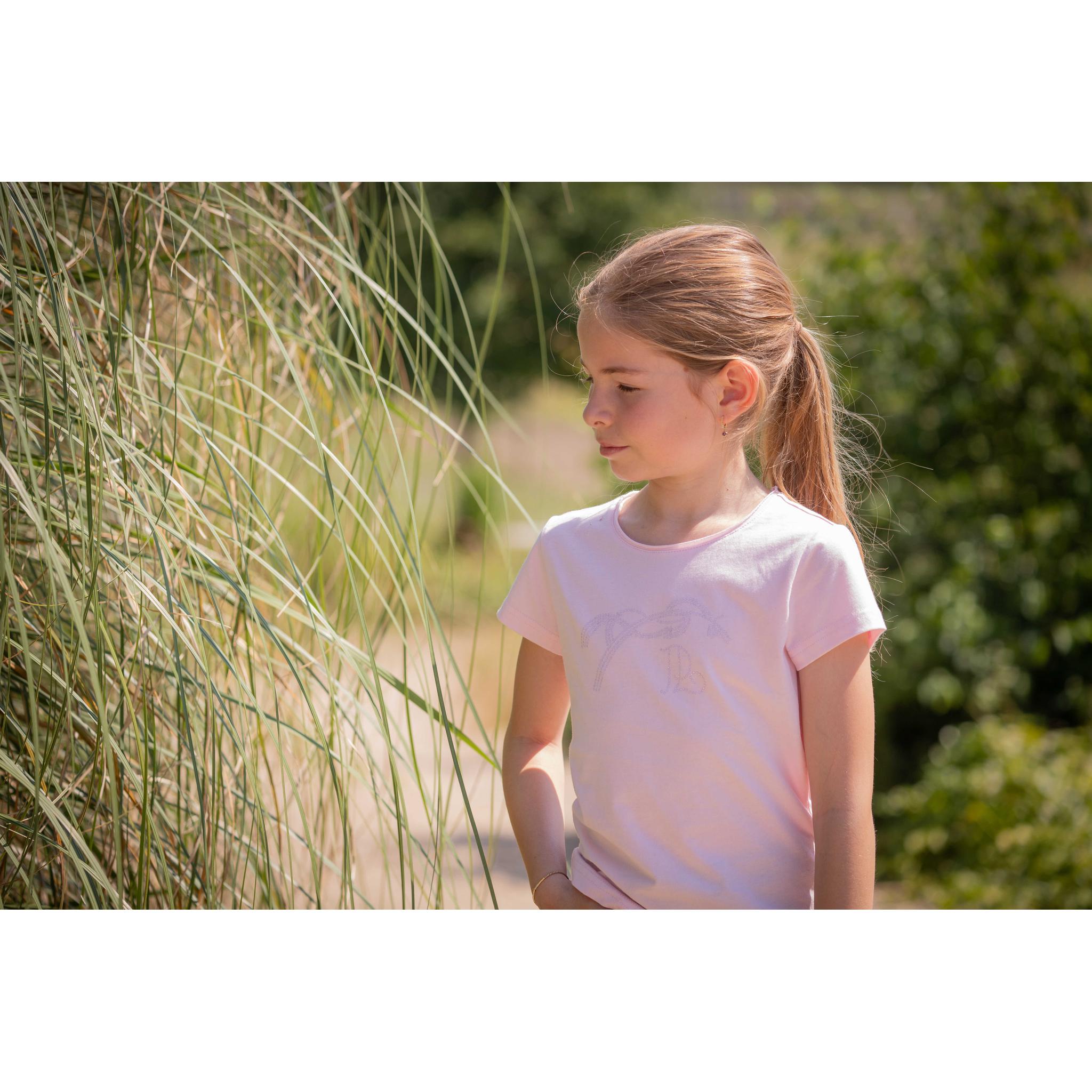 Eden by Pénélope Iconic Strass T-Shirt - Kids Pink - 980402312_ambi_2