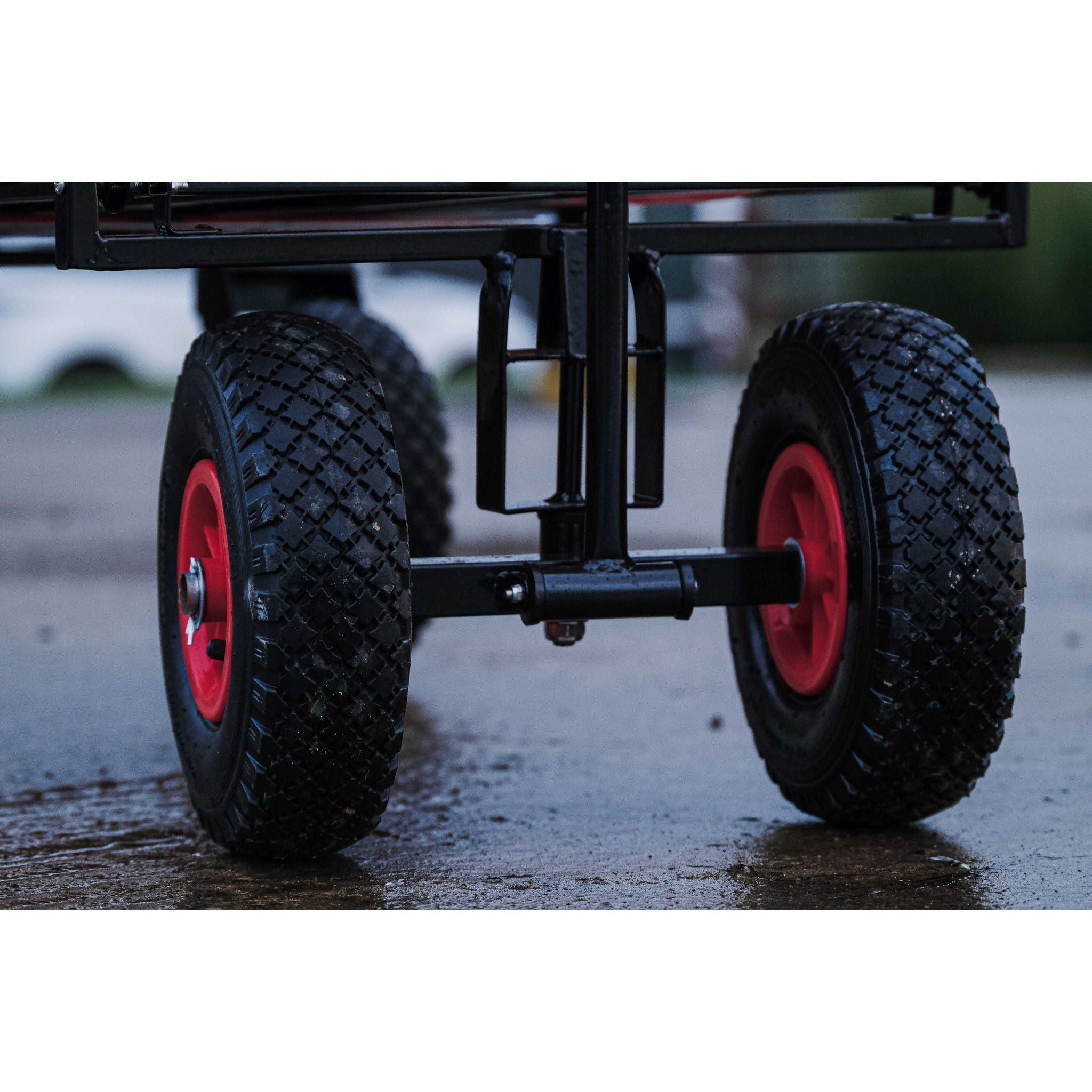 Hippo-Tonic 4-wheel Stable Cart Red 704245003