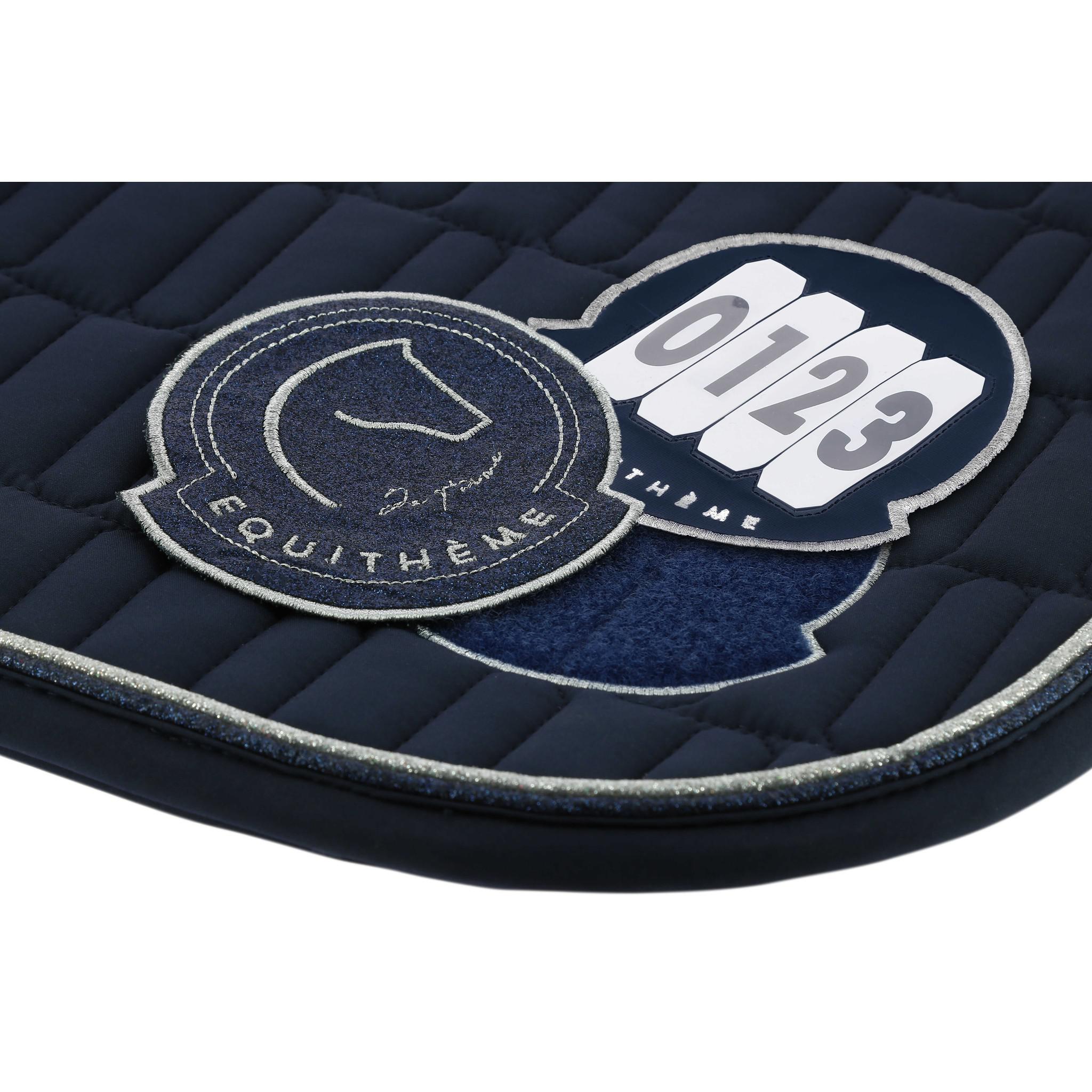 Je t'aime EQUITHÈME Compet Saddle pad - All purpose Blue 204506007