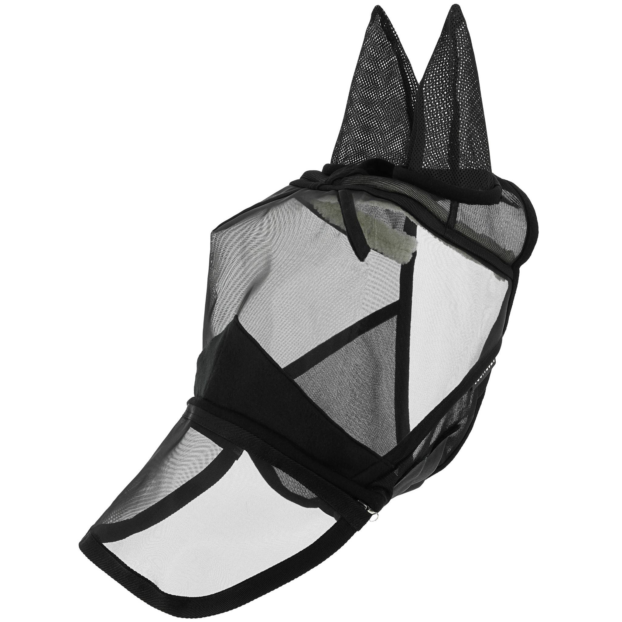 EQUITHÈME 2-in-1 UV Protection Fly Mask Black 306022203