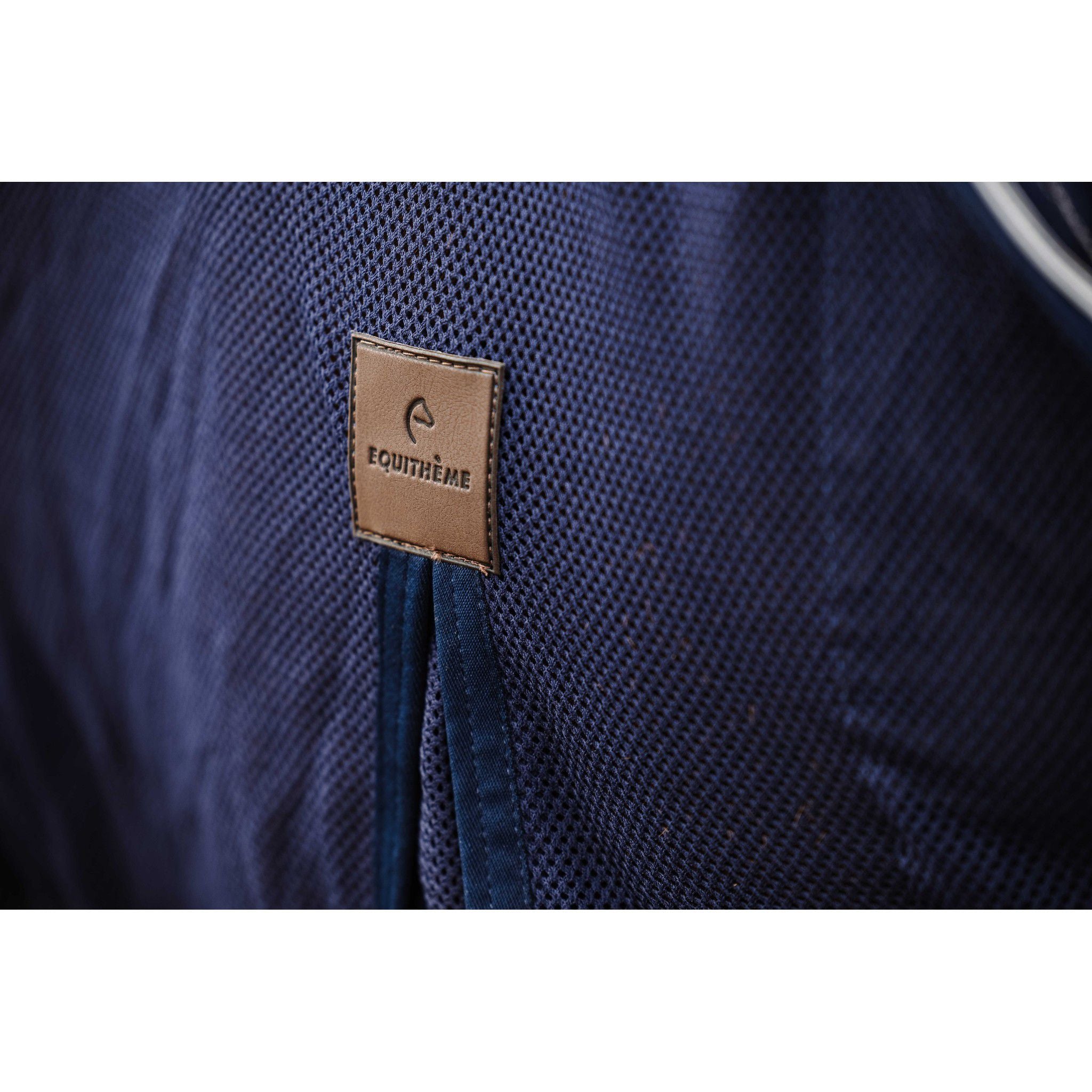 EQUITHÈME Mixed Fabric Sheet - Combo Navy blue 400351063