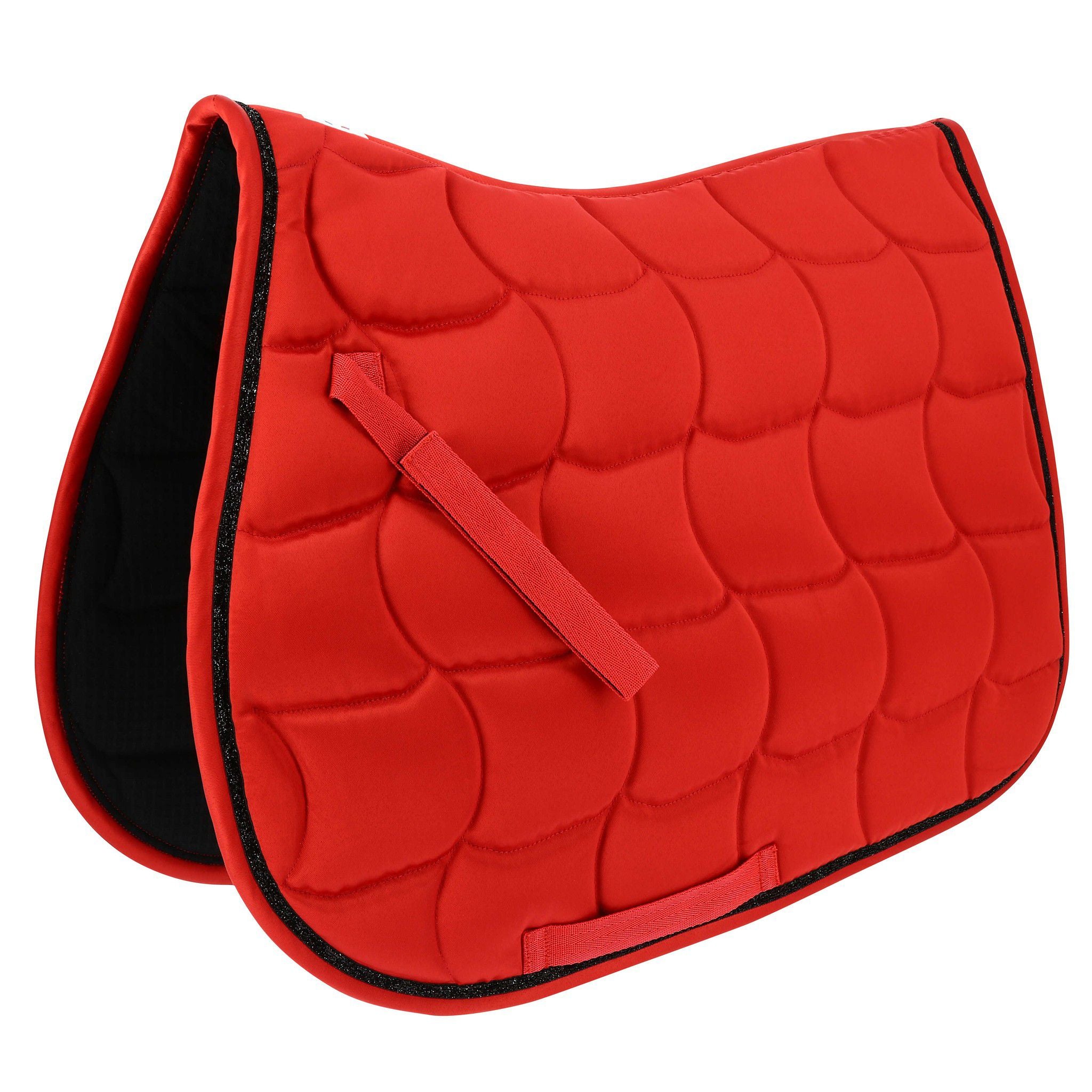 EQUITHÈME Satin Saddle pad - All purpose Red 204432003