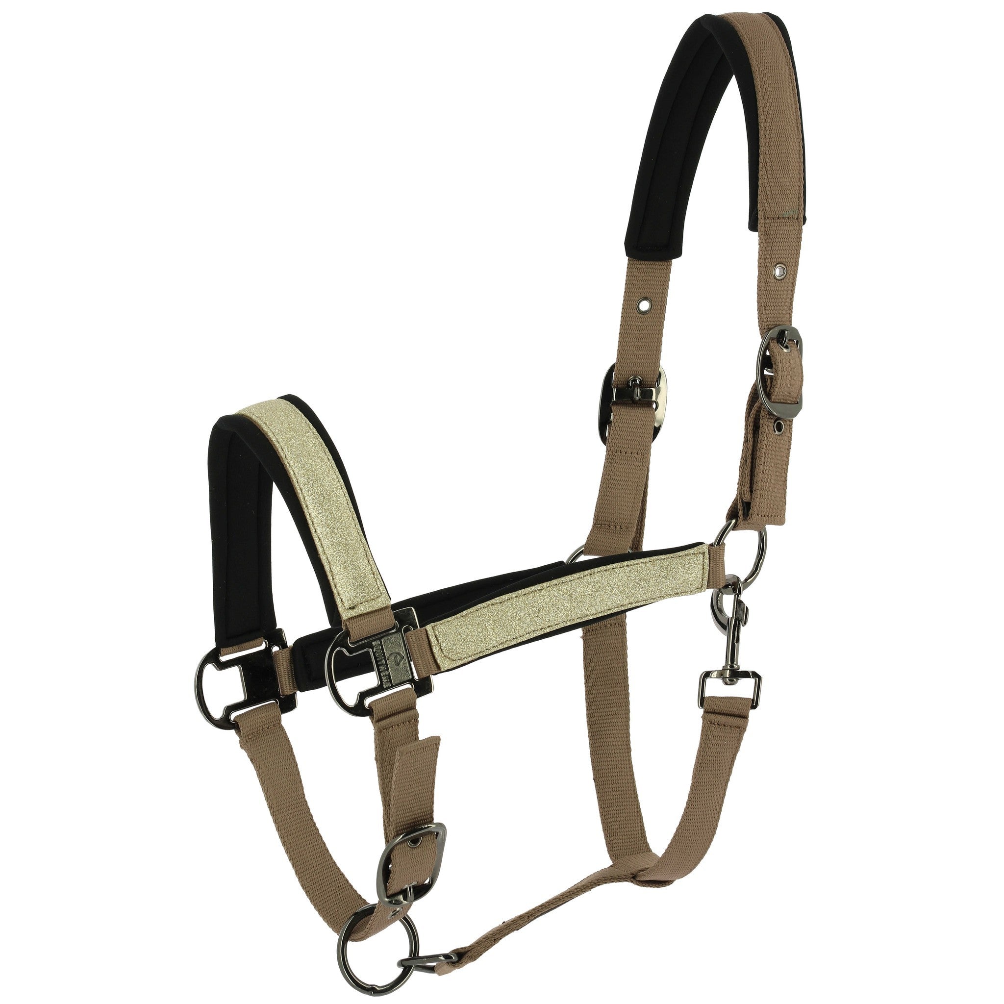 EQUITHÈME Halter - Glowy Beige/golden 510273351