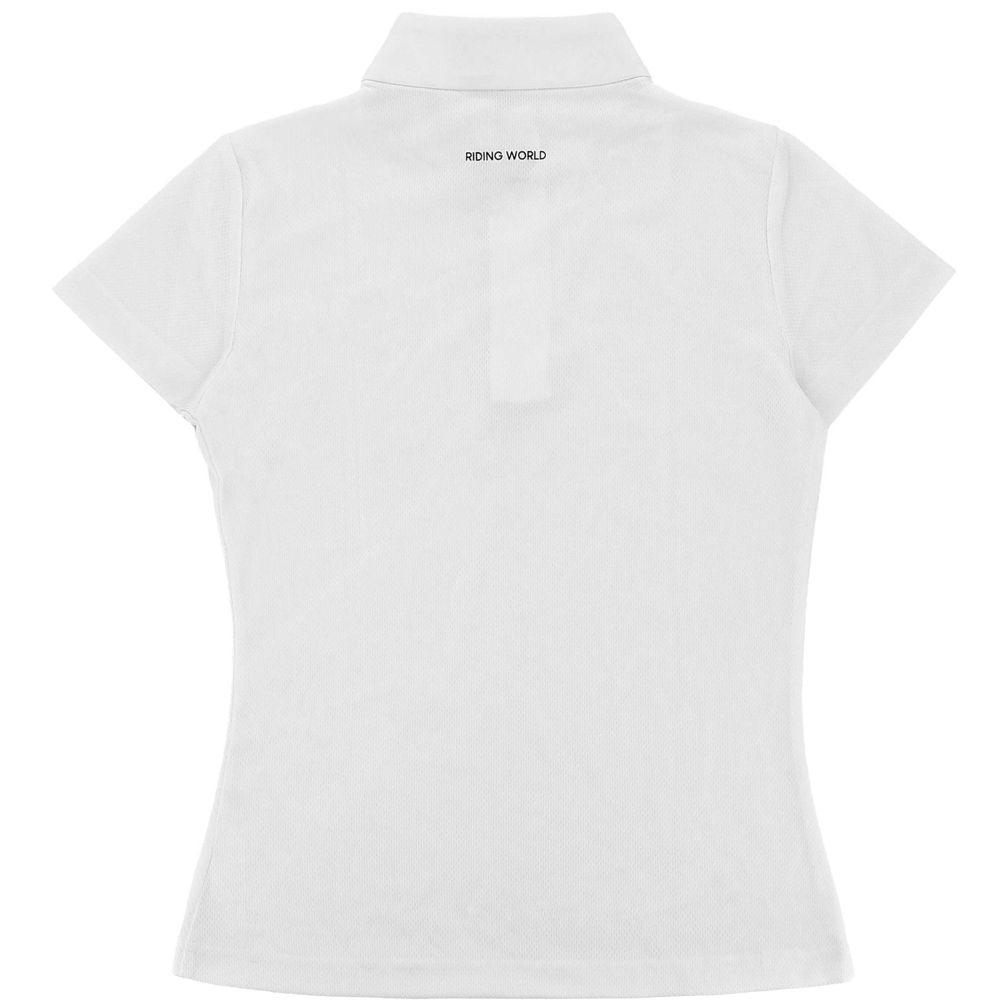 Riding World Roxane Show Polo Shirt - Children White 962128112