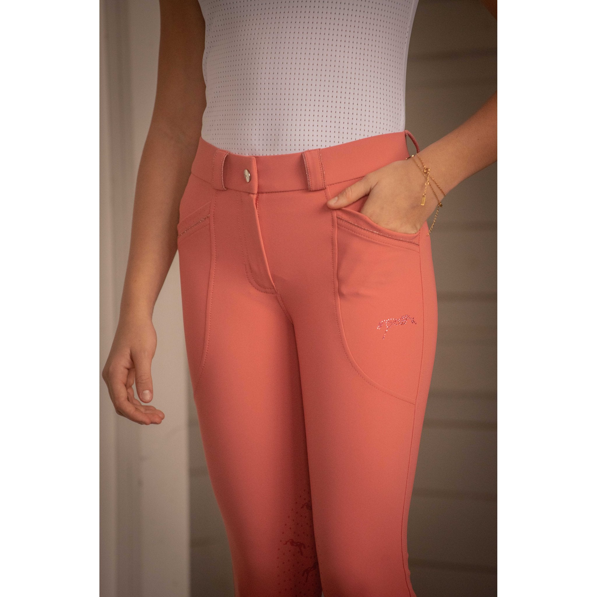 Eden by Pénélope Sybille Riding Breeches - Children Antique pink - 980901312_ambi_9