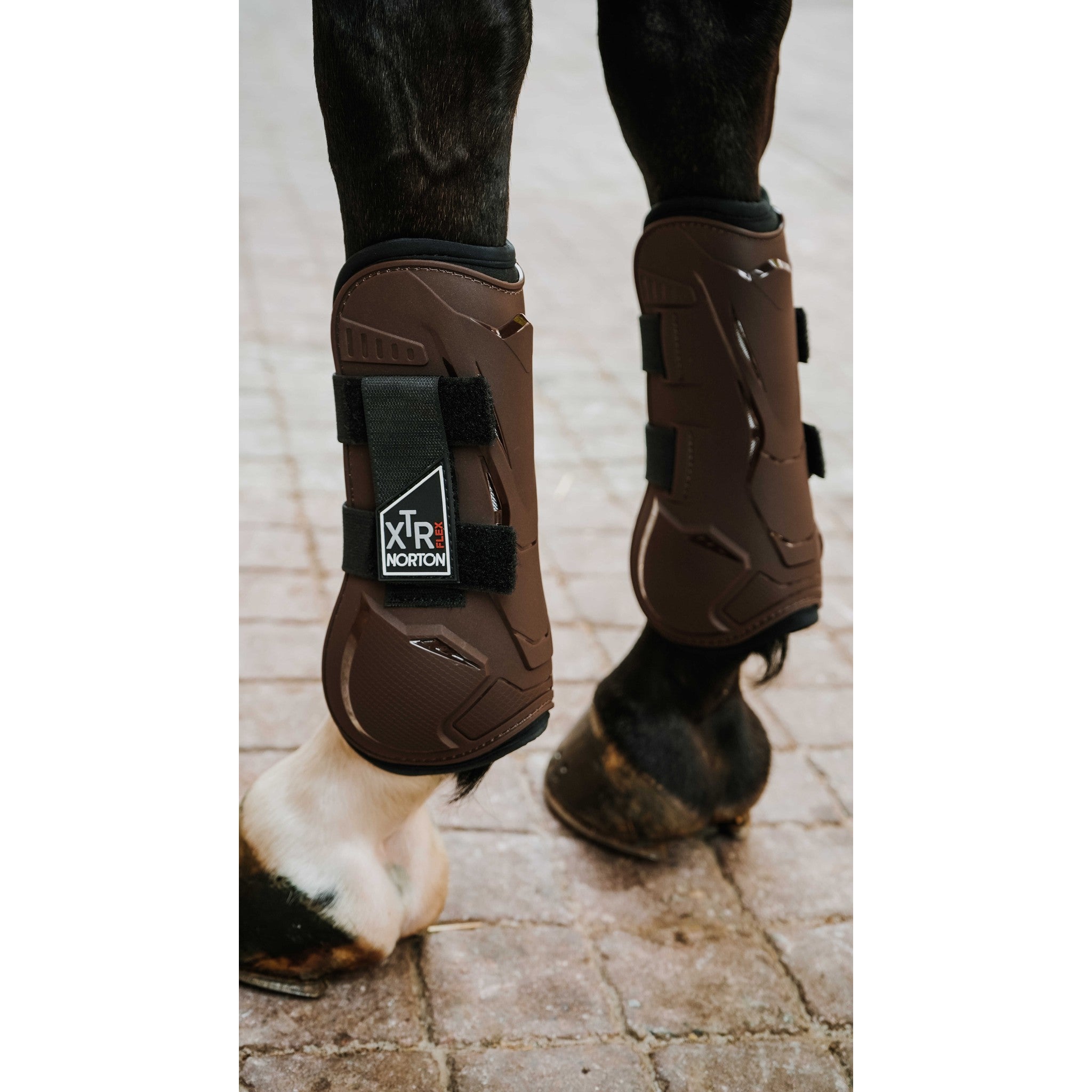 Norton XTR Flex Velcro Tendon Boots chestnut brown 530677304