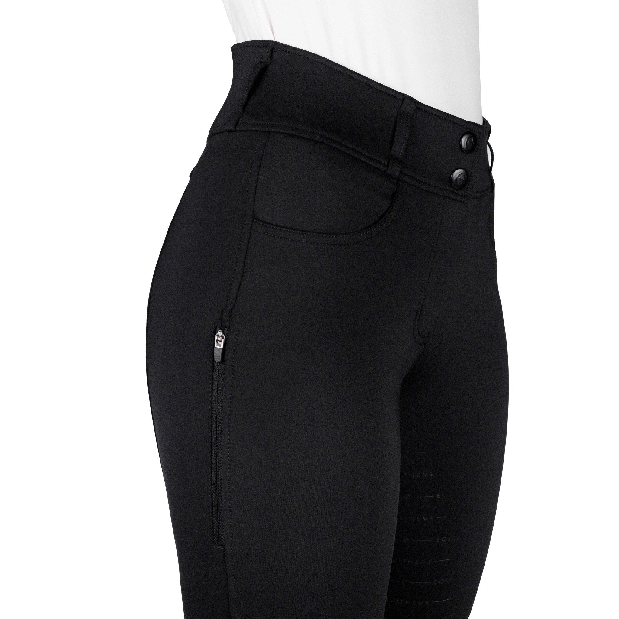 EQUITHÈME Mila Full-Seat Breeches - Ladies Black 979841236
