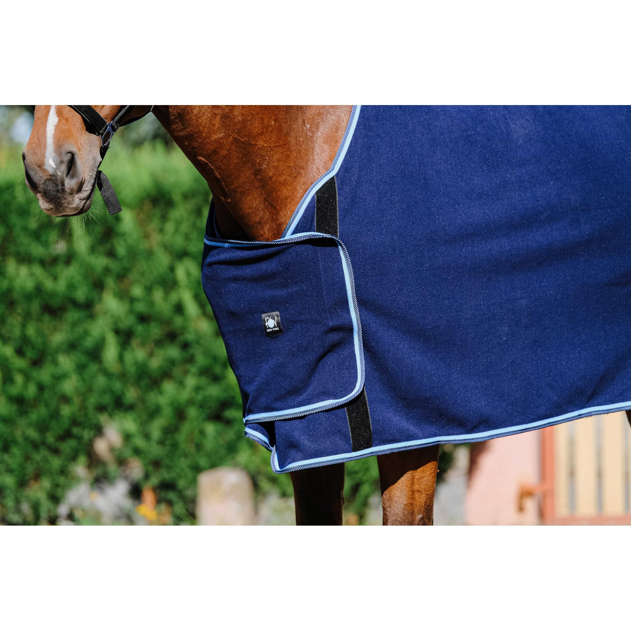 Riding World Show Sheet Navy blue 400702063