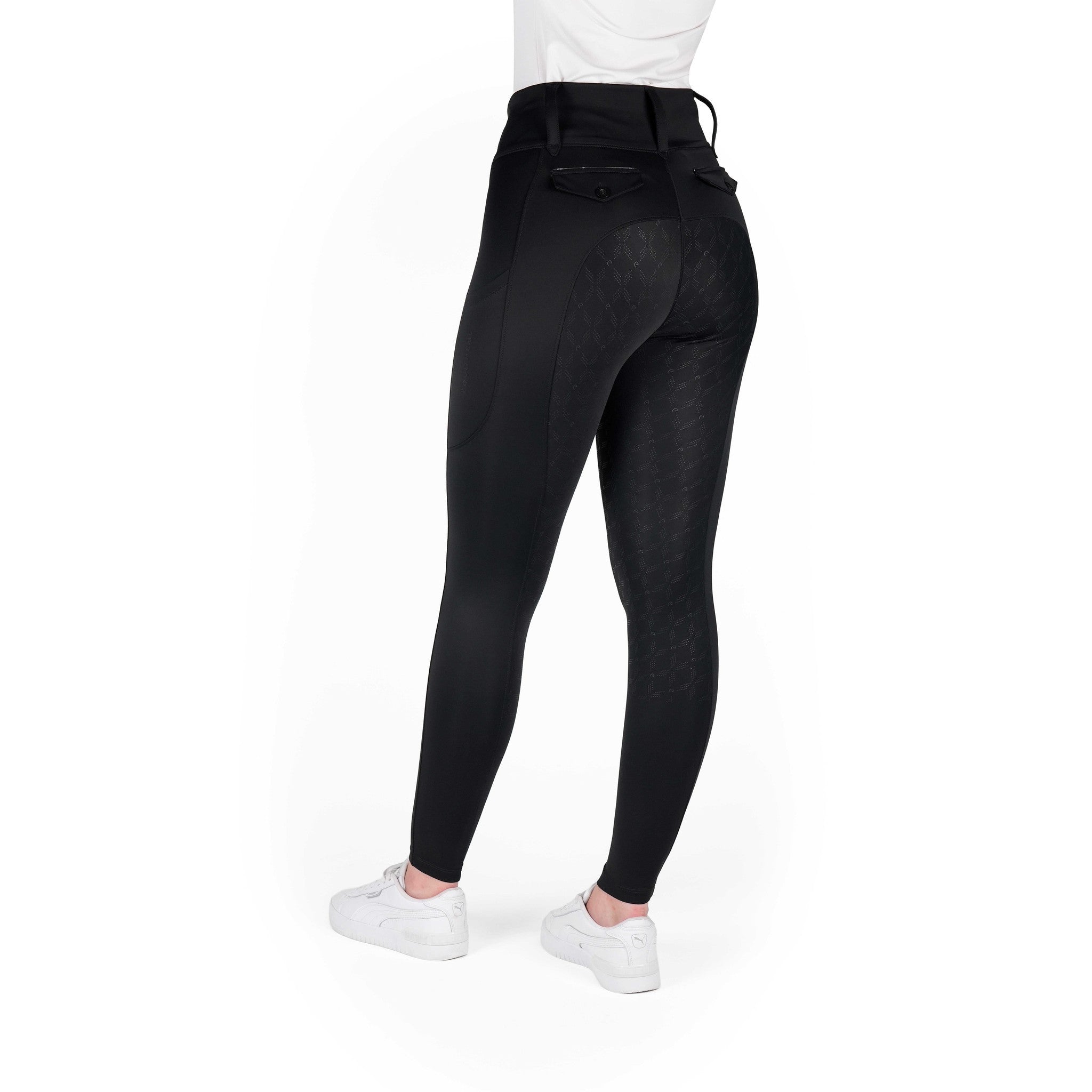 EQUITHÈME Alizé Full-Seat Leggings - Ladies Black 979167236