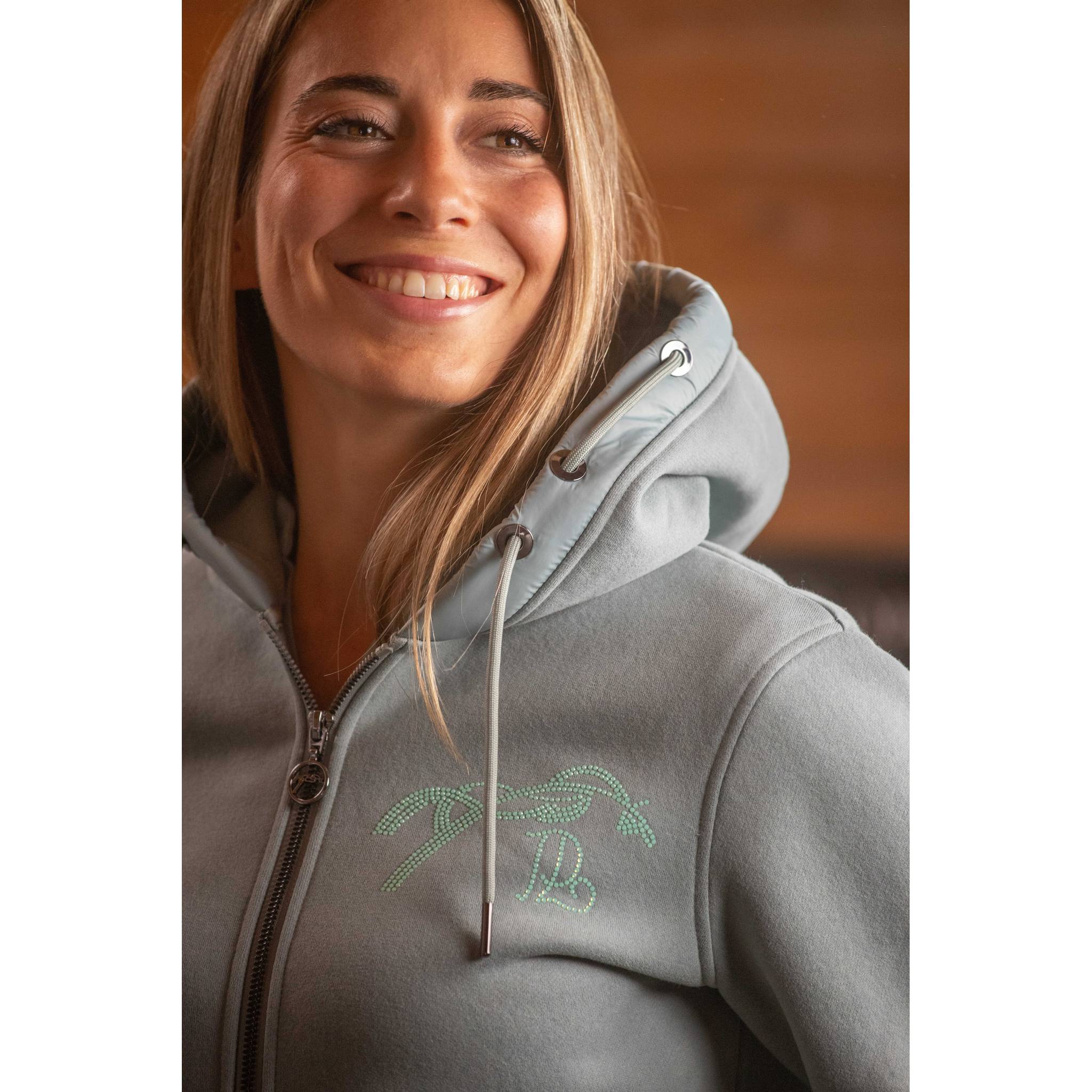 Penelope Fluore Sweatshirt - Women's Sage Green - 963334471_ambi_5