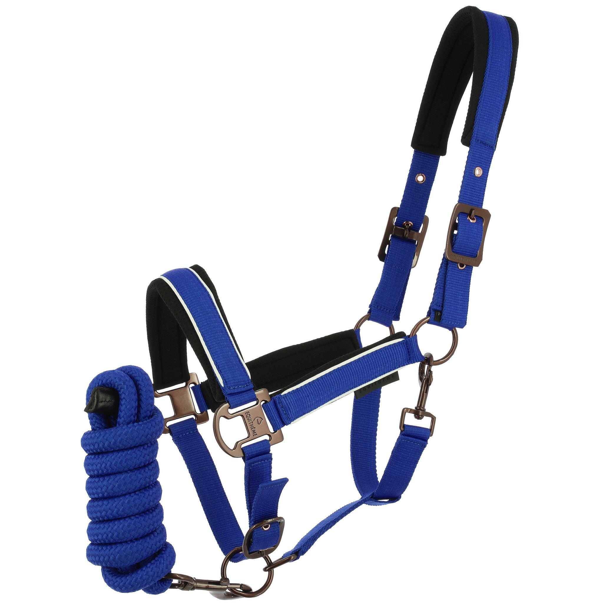 EQUITHEME COCO Halter and Lead Set Royal blue - 510205306_packshot_1
