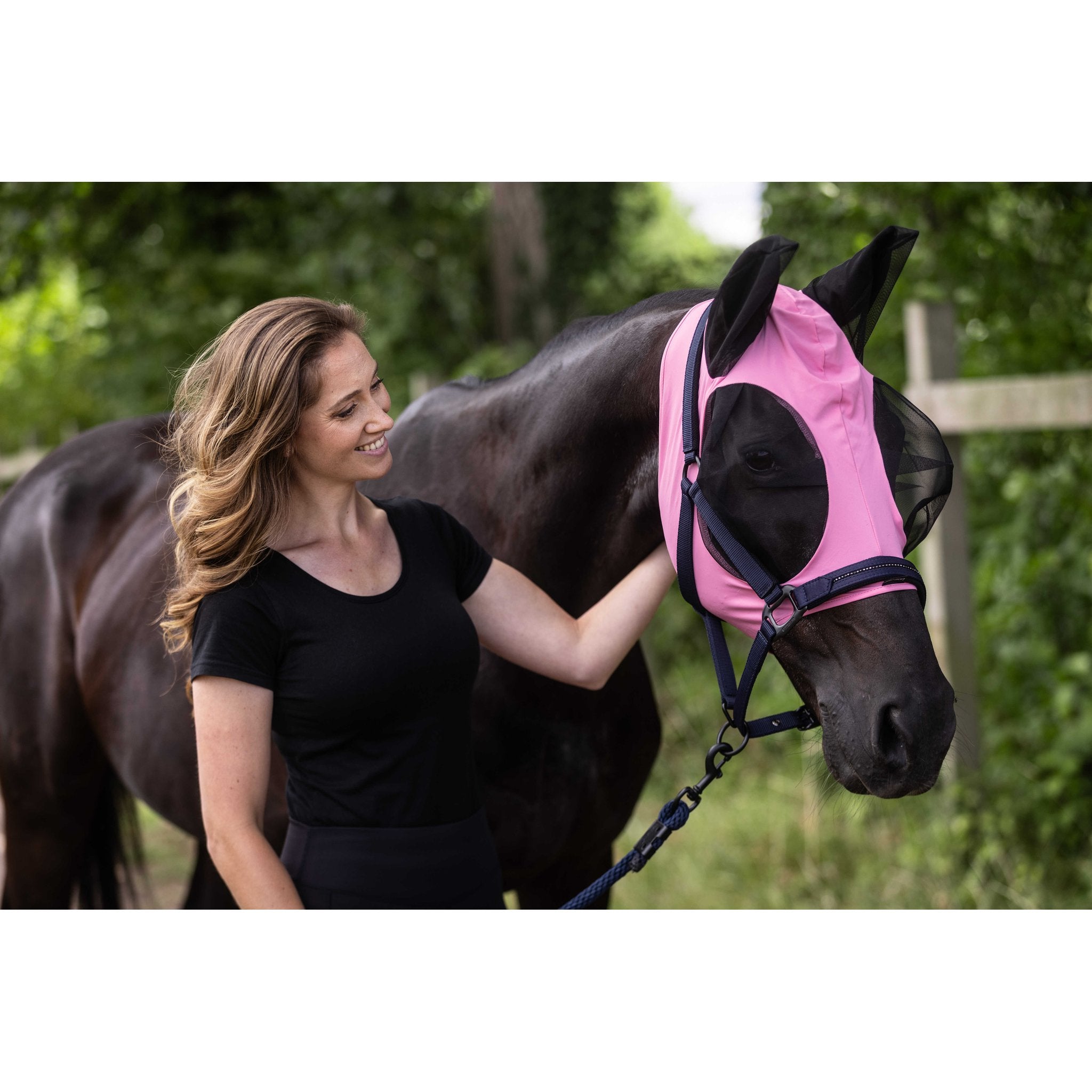 LAMI-CELL Lycra Fly Mask Pink - 306046213_ambi_5
