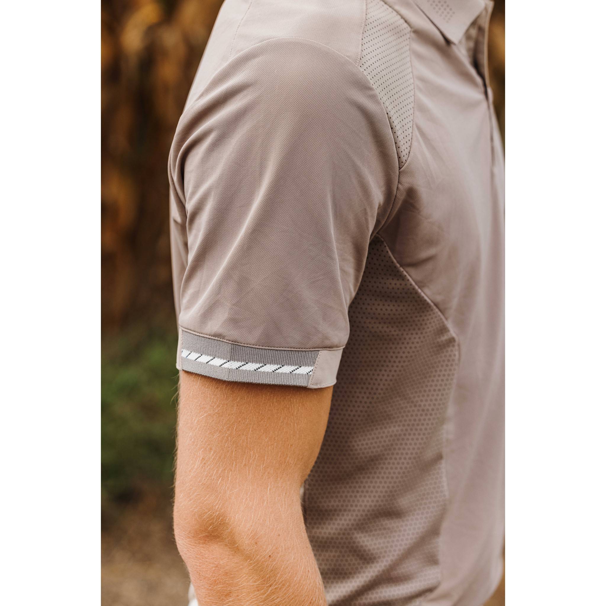 EQUITHÈME Eric Polo Shirt - Men Taupe 962088273