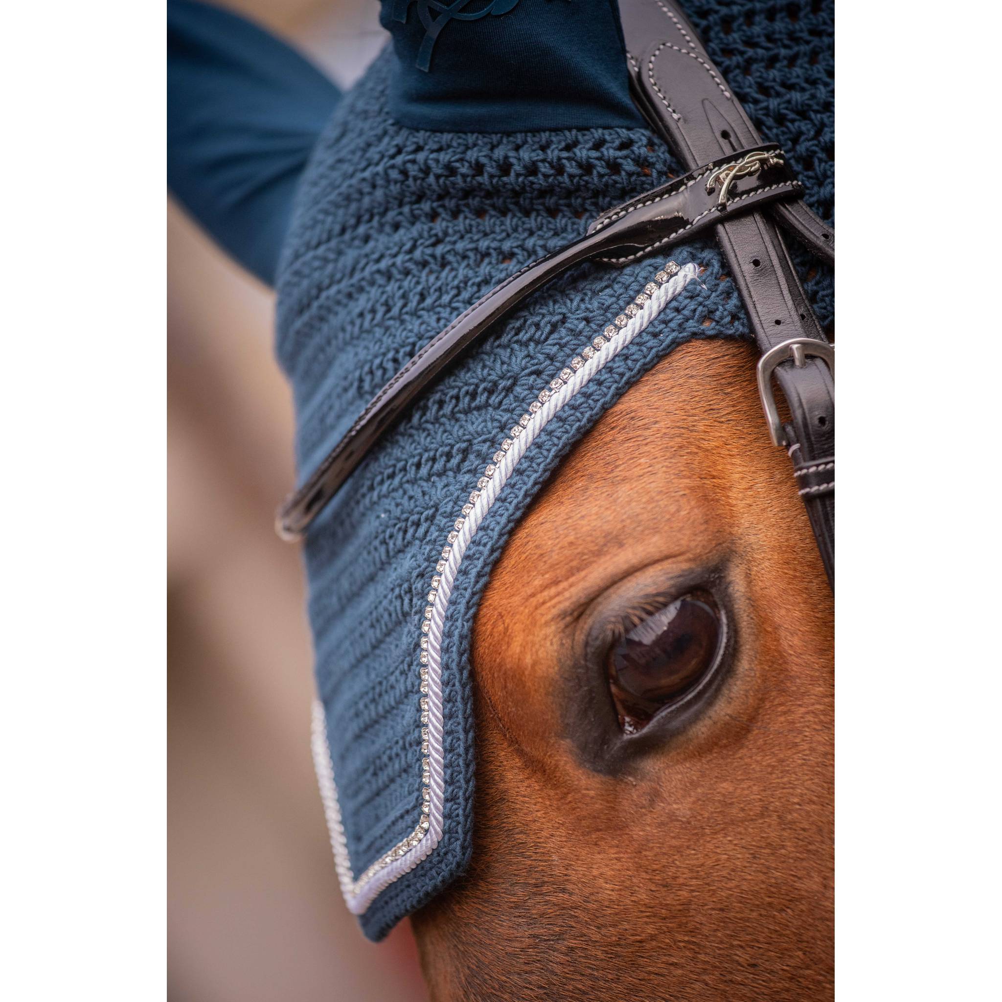 Pénélope Diamant Fly Veil Peacock blue /white - 306894040_ambi_3