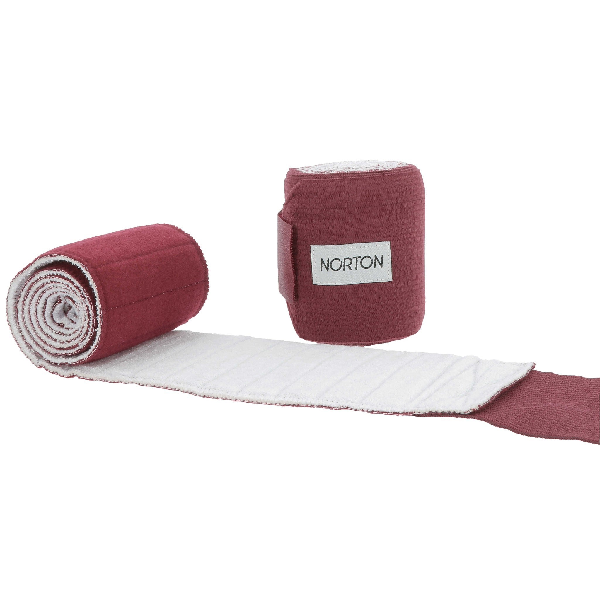 Hippo-Tonic Elastic exercise bandages with bandage pads Burgundy 540010033