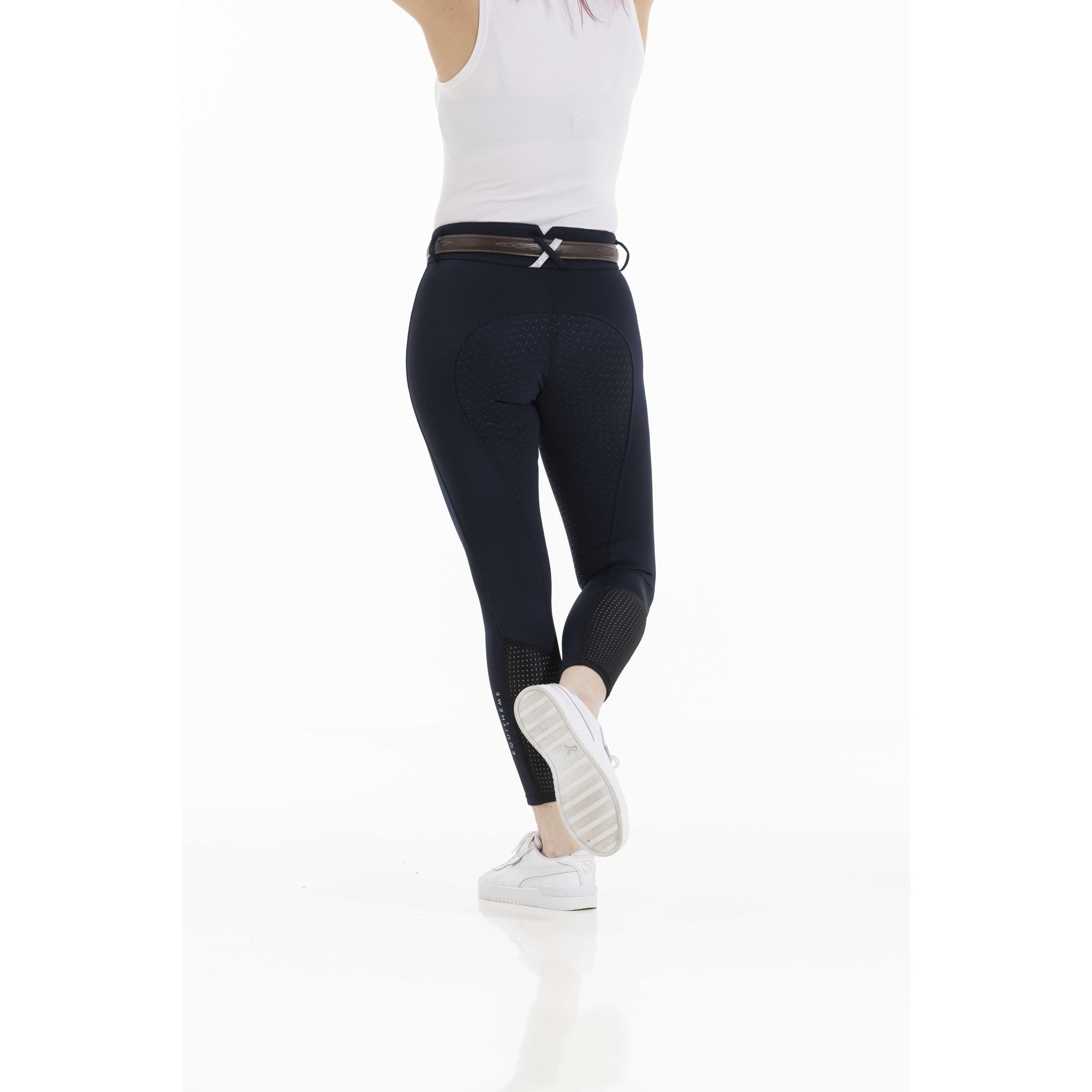 EQUITHÈME Claudine Breeches with silicone full seat - Ladies Navy blue 979788736