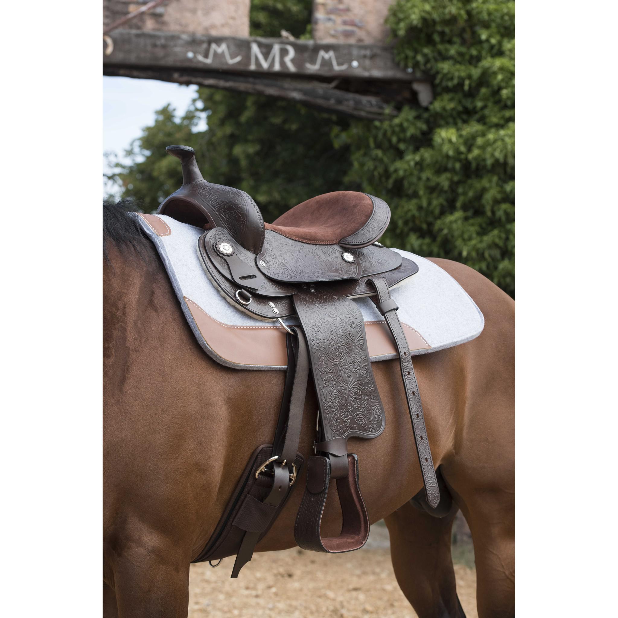Westride felt horse pad Grey 801101011