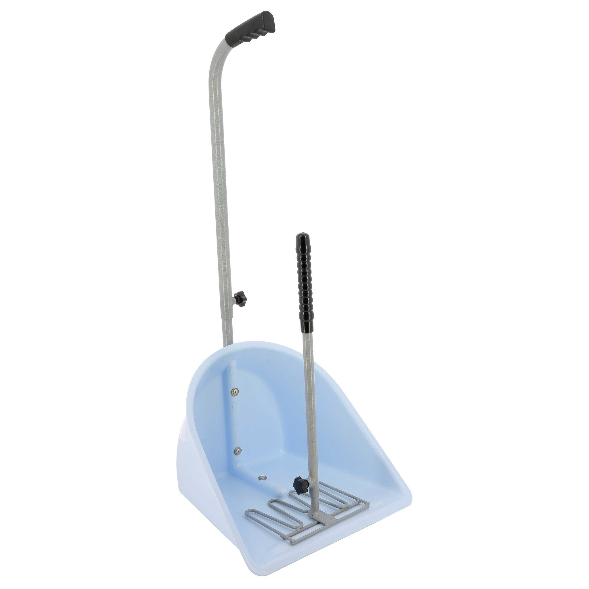Hippo-Tonic Stable Manure Shovel + rake Light blue 704140012