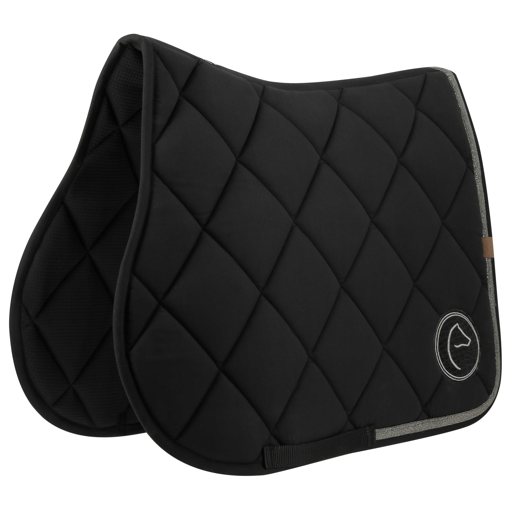 EQUITHÈME Badge 2.0 Saddle Pad - All purpose Black 204783002