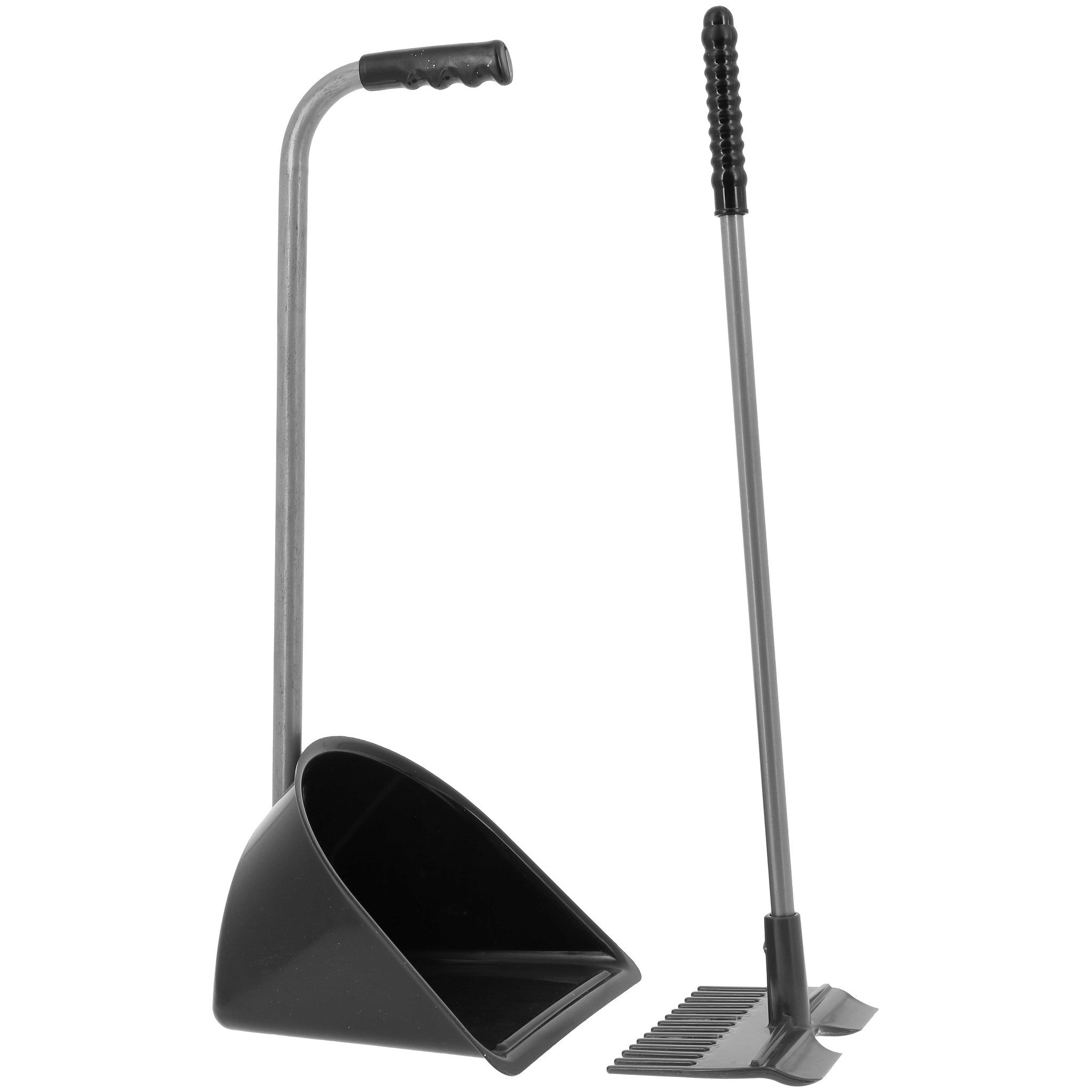 Hippo-Tonic Glitter Manure Scoop + Rake Black 704141102