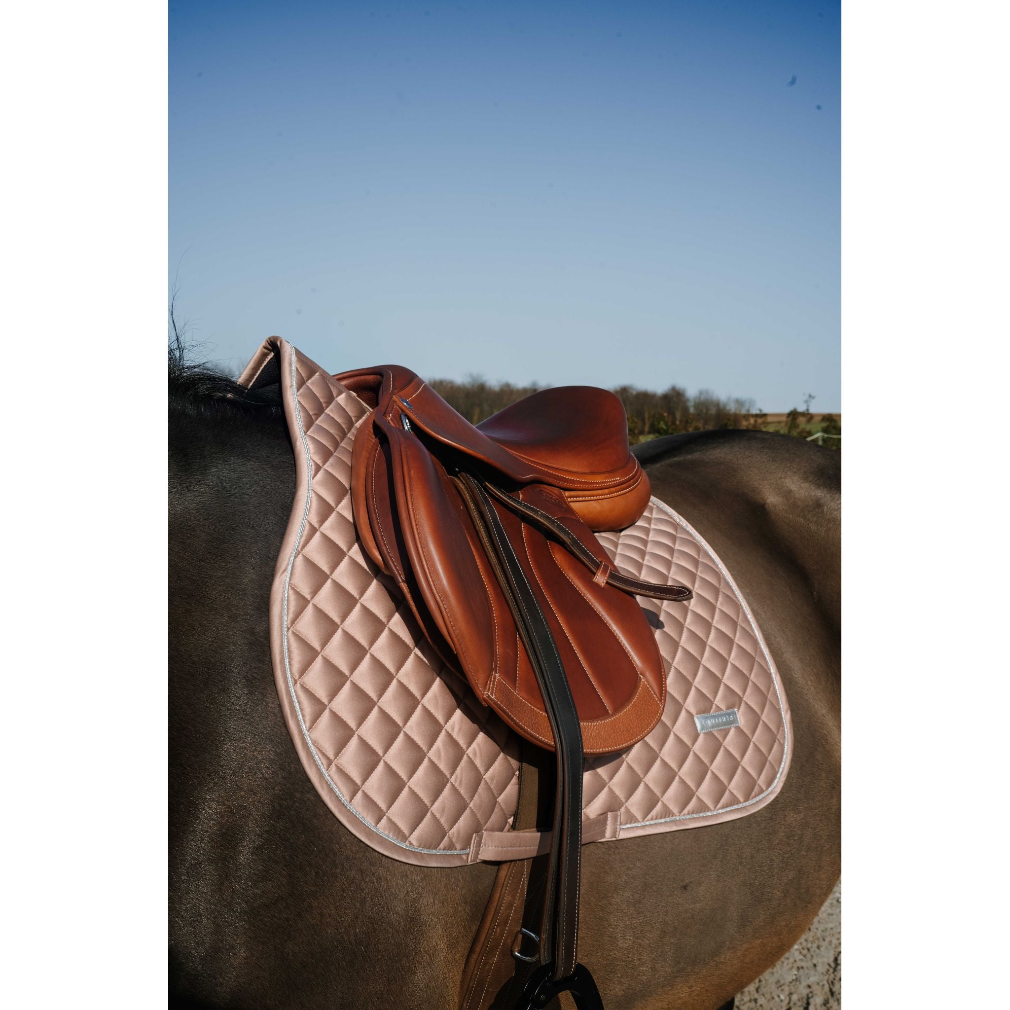 EQUITHÈME All-Purpose Saddle Pad - Mother-of-Pearl Bronze - 204029051_ambi_2